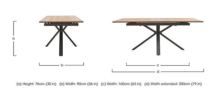 Earth 160 Pop Dining Table in  on Furniture Village