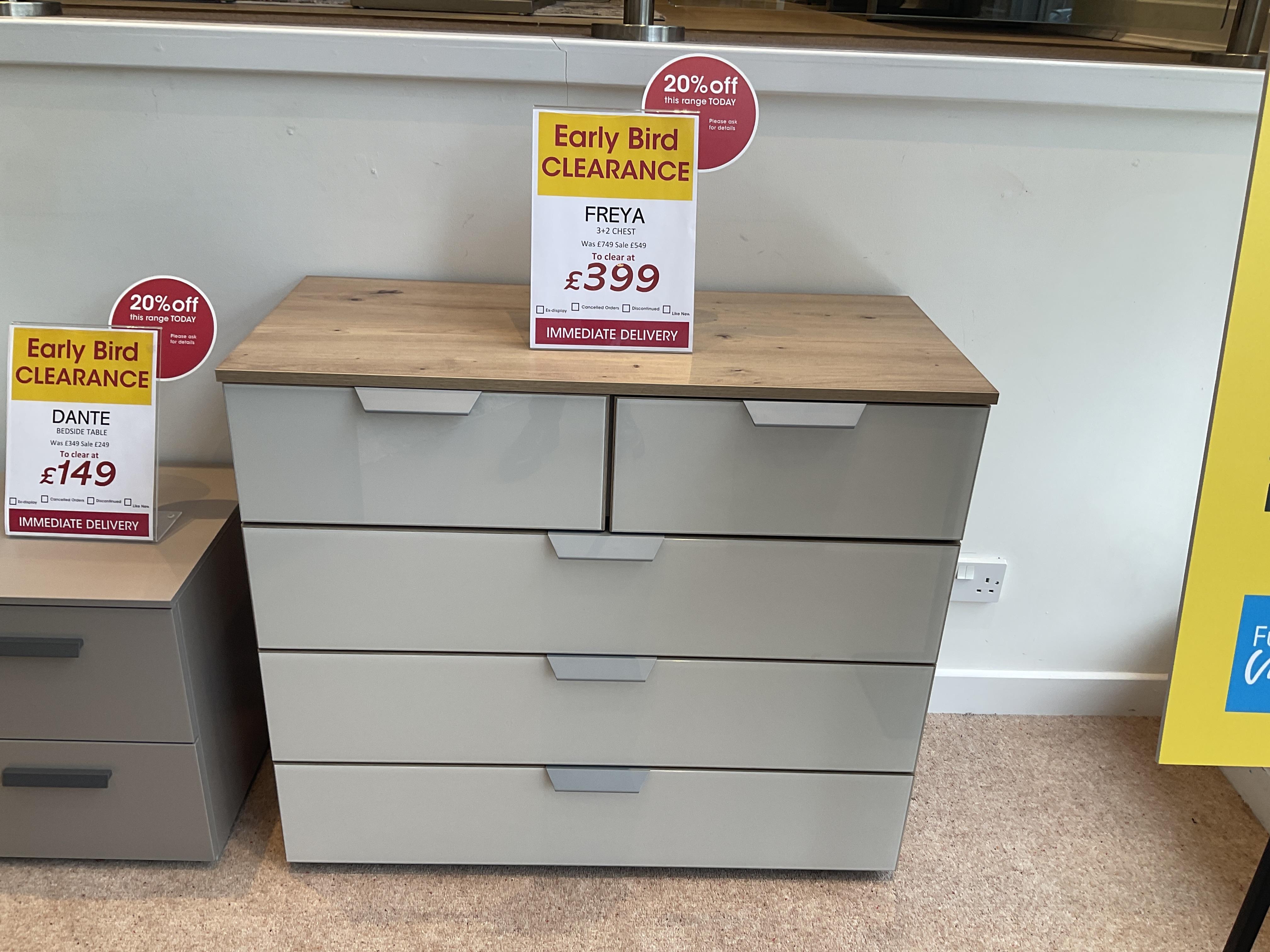 FREYA 3+2 CHEST in  on Furniture Village
