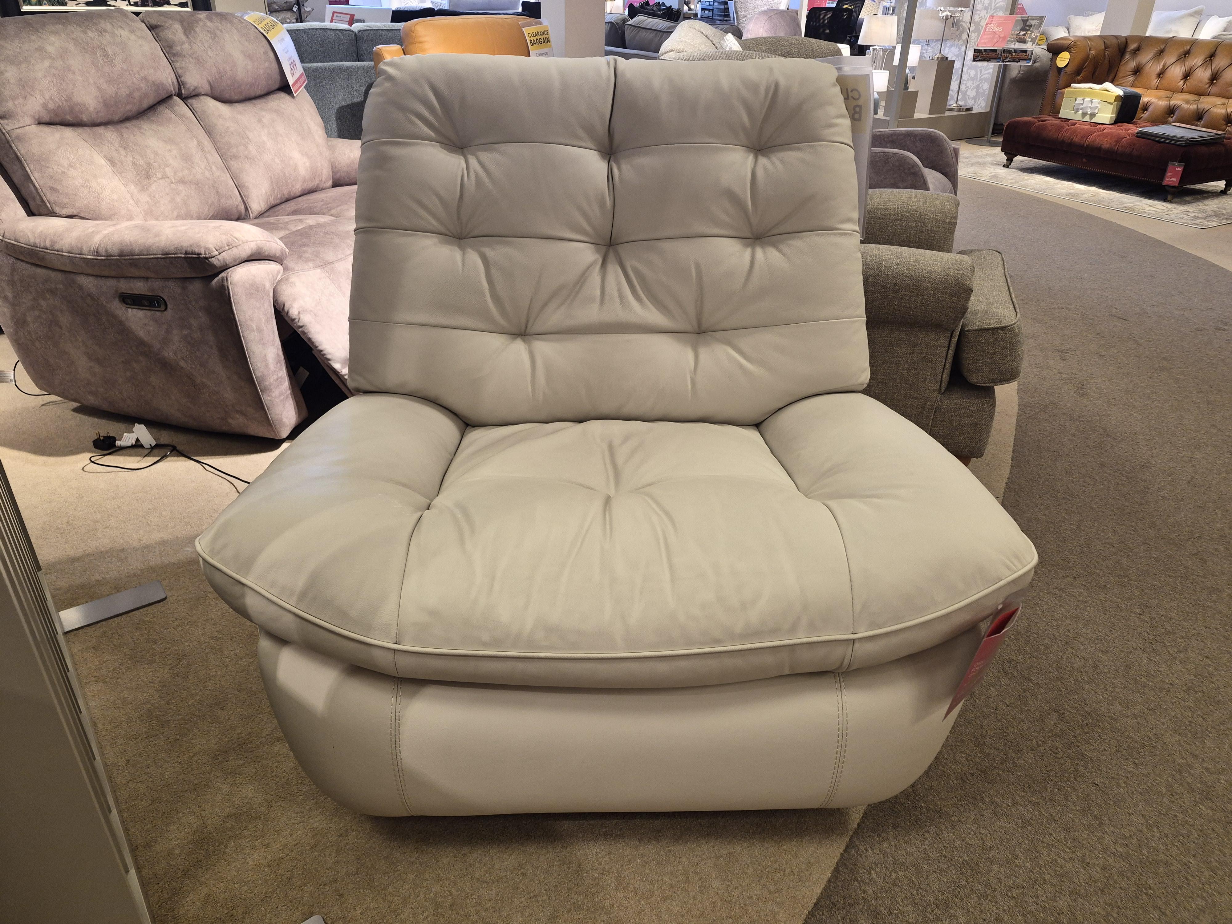 Ozzy Swivel Power Recliner Chair in  on Furniture Village