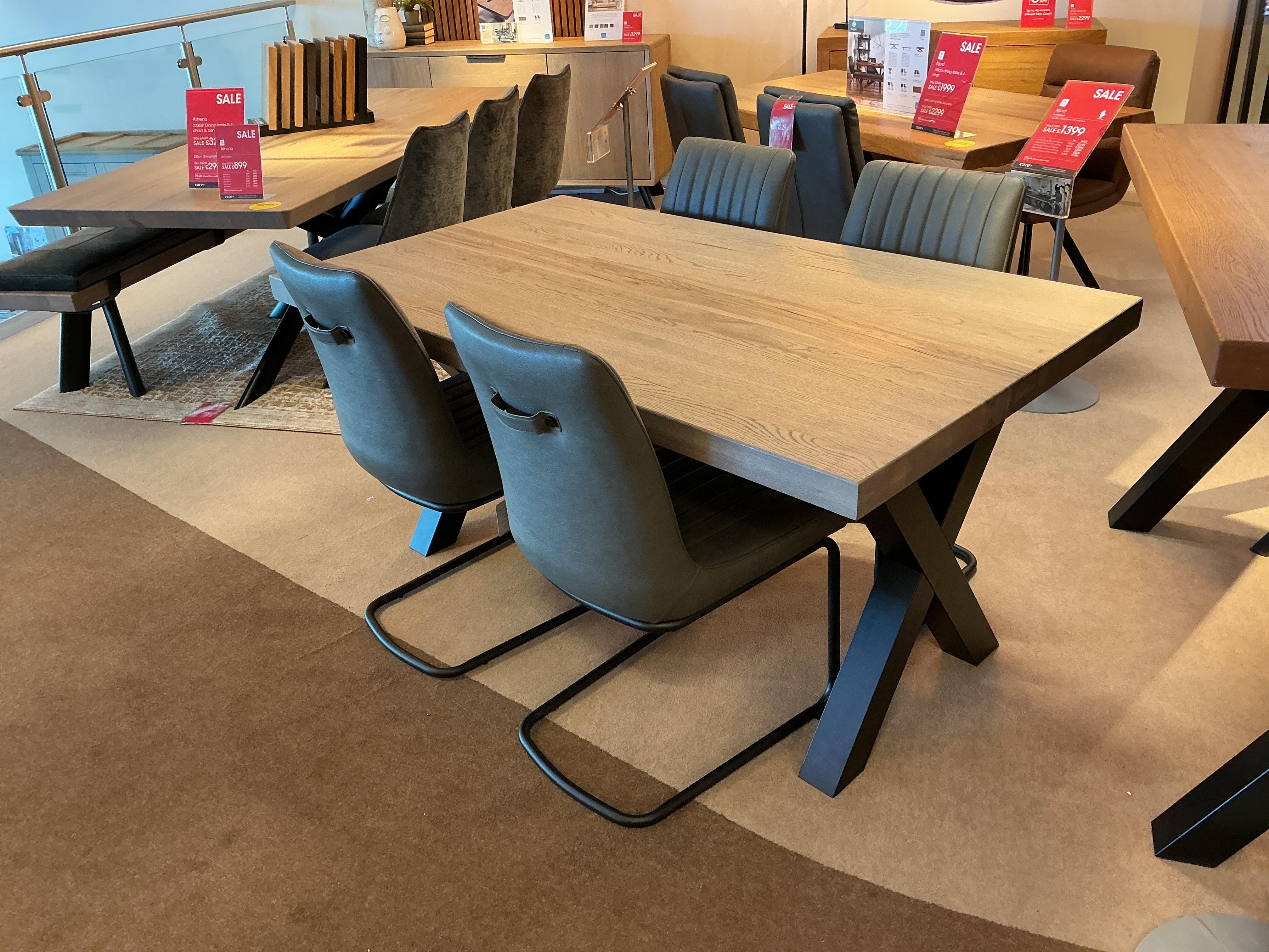Terra compact table and 4 chairs in  on Furniture Village