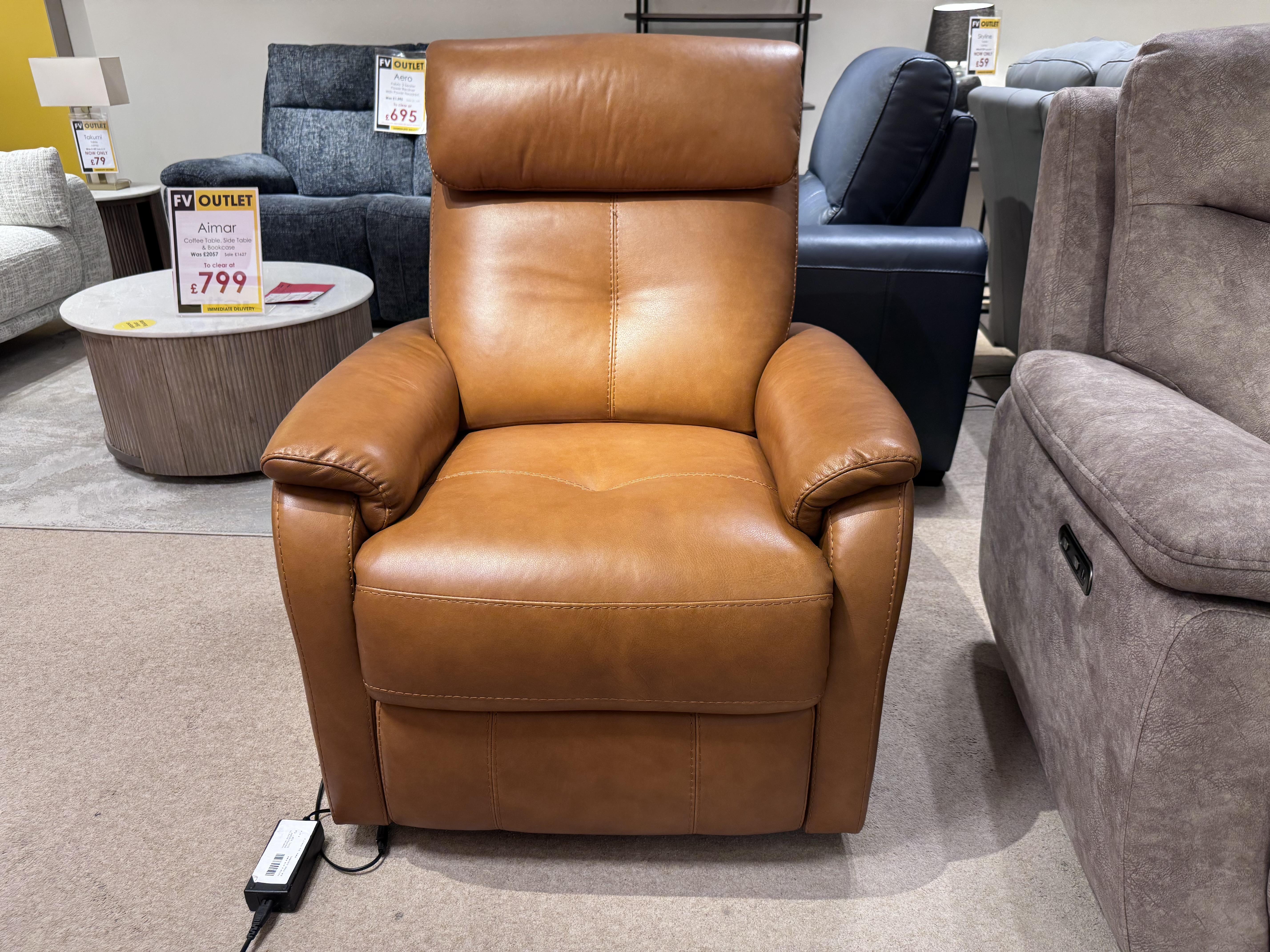 Titch Power Armchair in  on Furniture Village