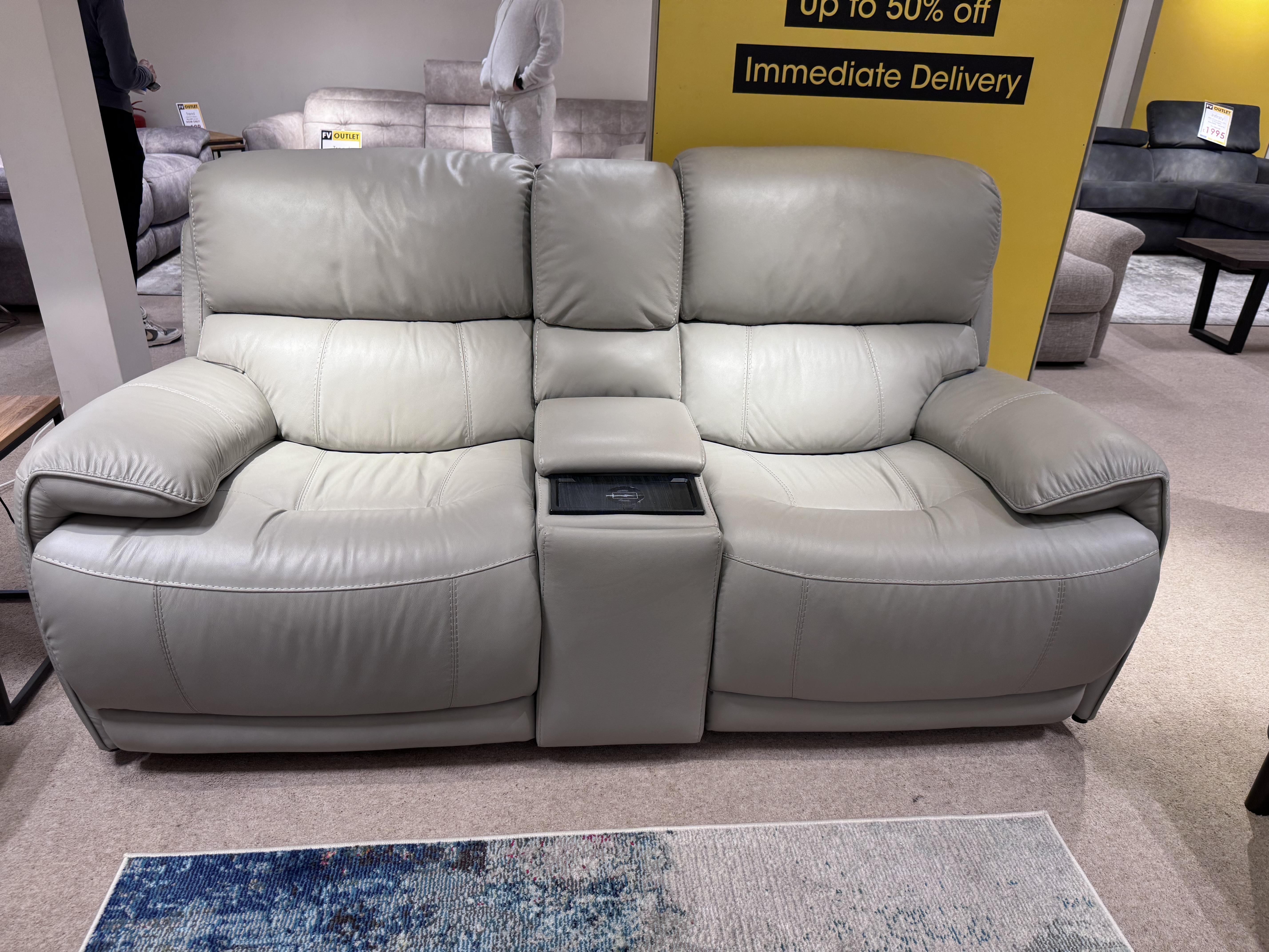 Rocco 2-Seater Rocking Power Reclining, Power Headrest in  on Furniture Village