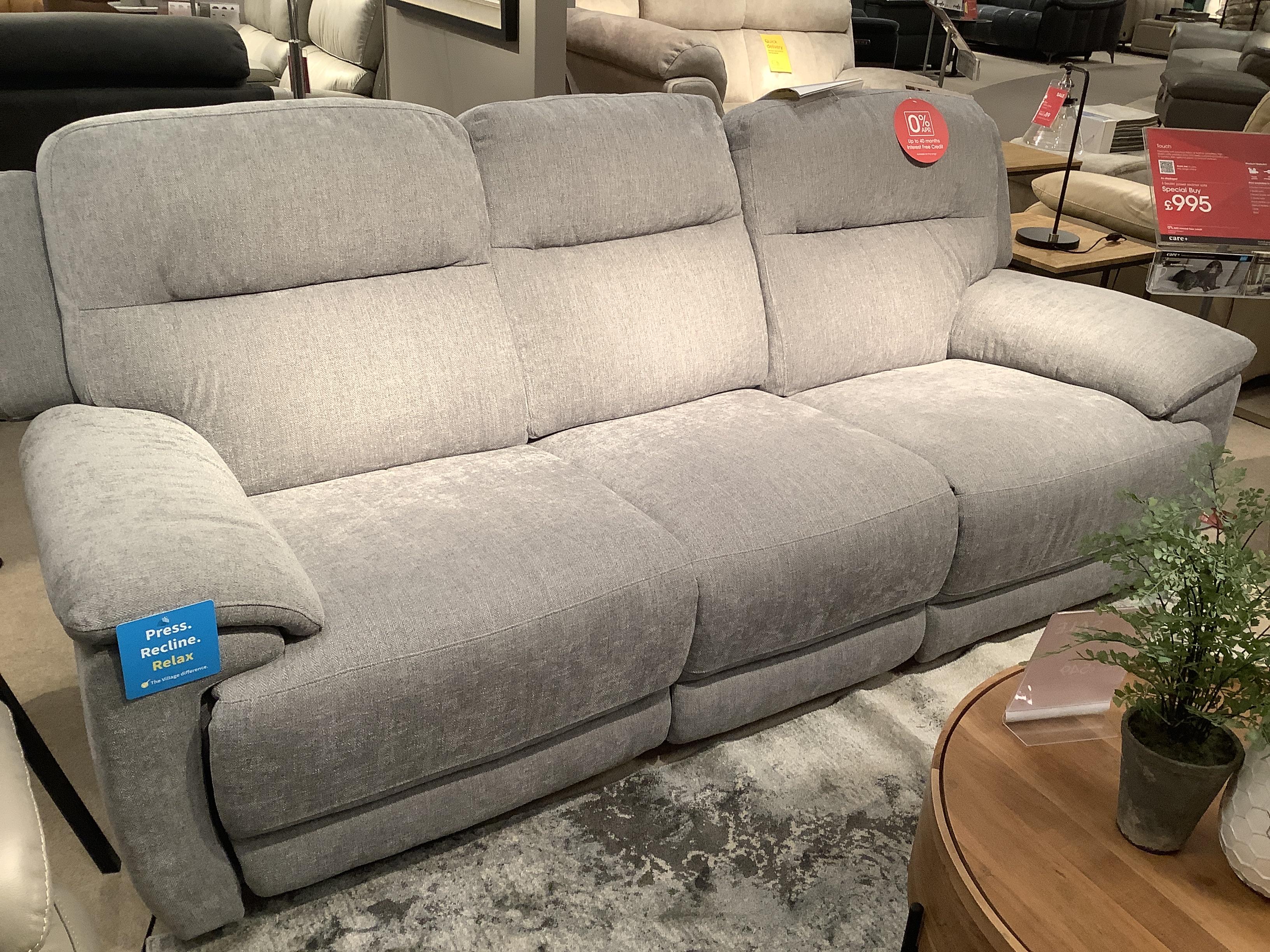 Touch 3 Seater Power Sofa & Chair in  on Furniture Village