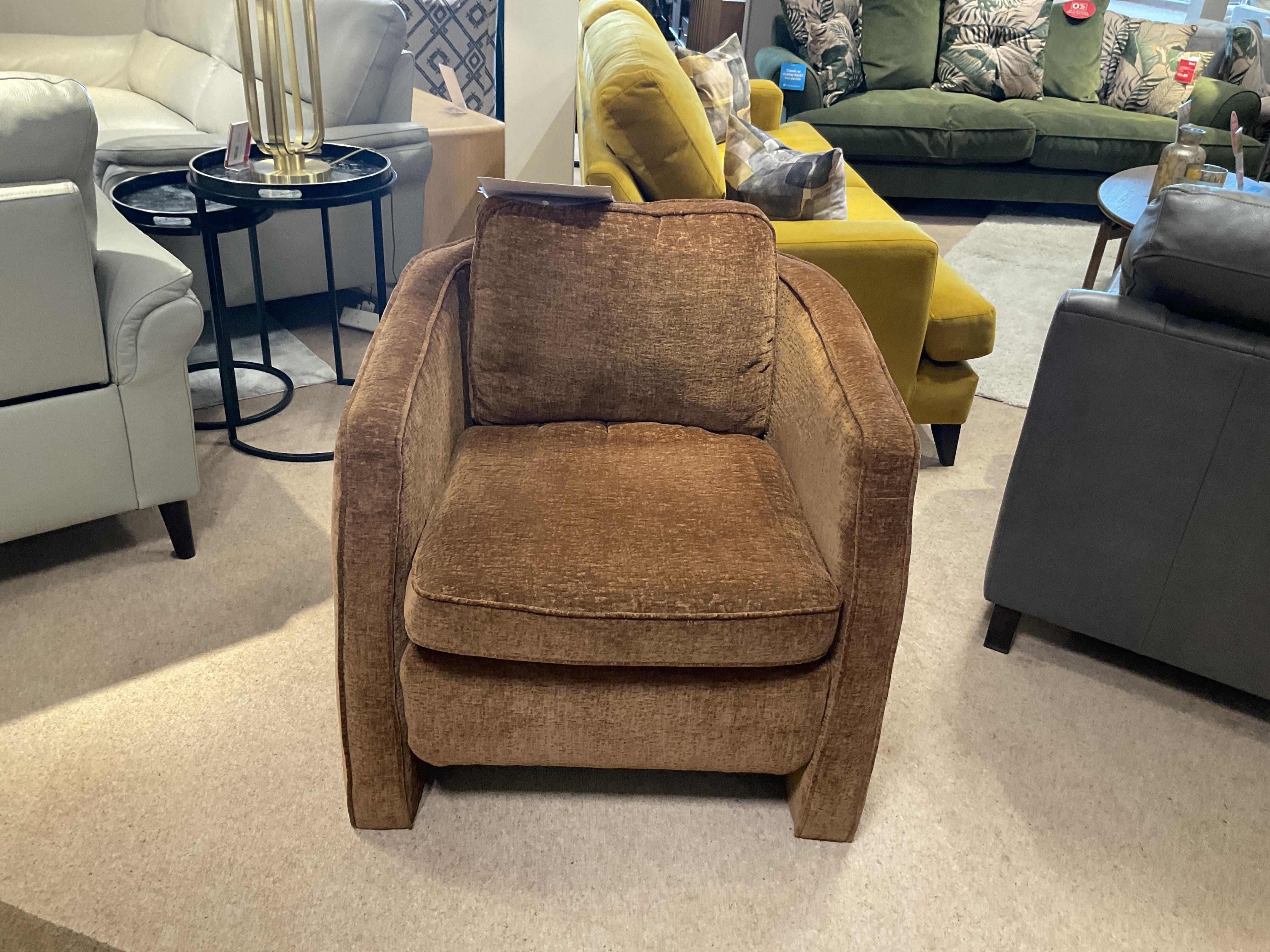 BOXY ACCENT CHAIR in  on Furniture Village