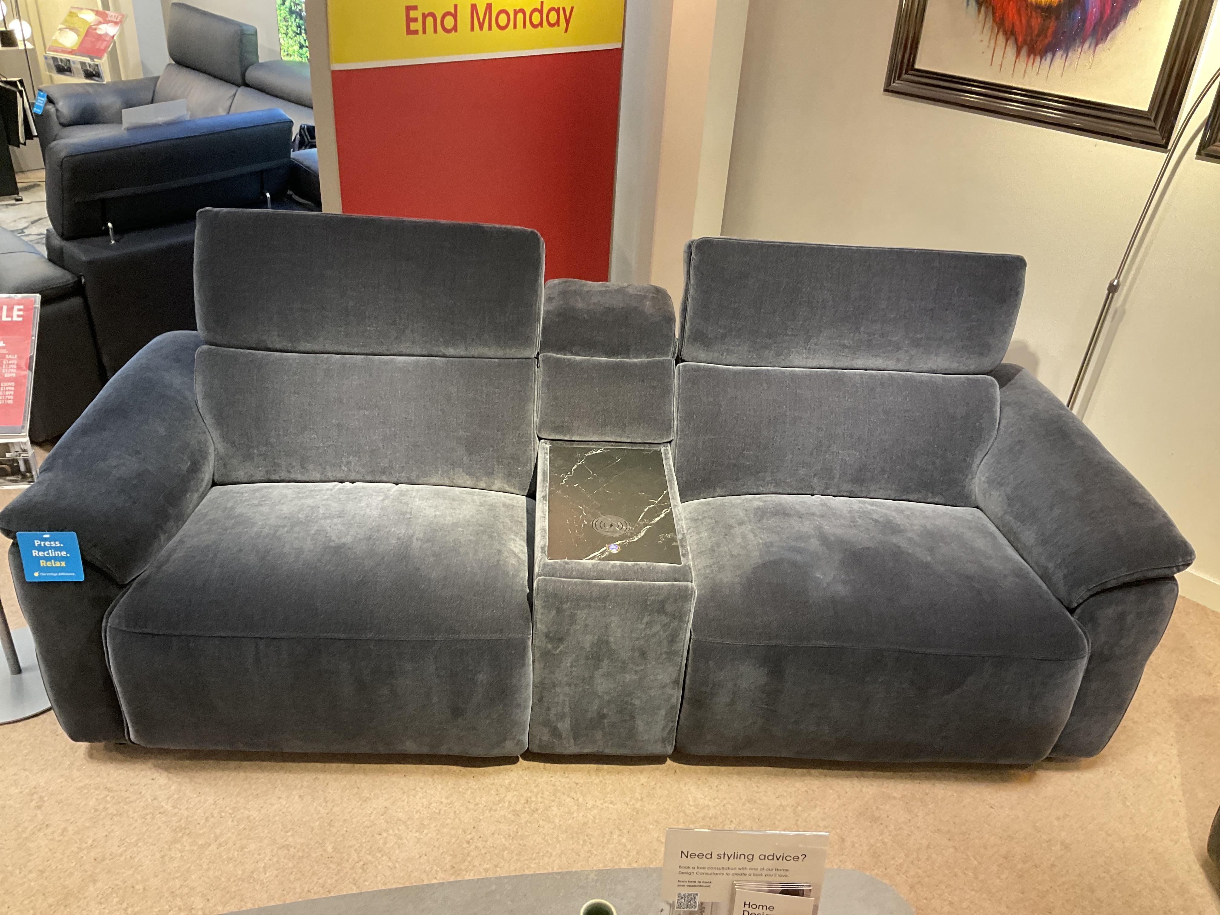 DOLOMITES 3 SEATER POWER RECLINER AND ARM CHAIR POWER in  on Furniture Village