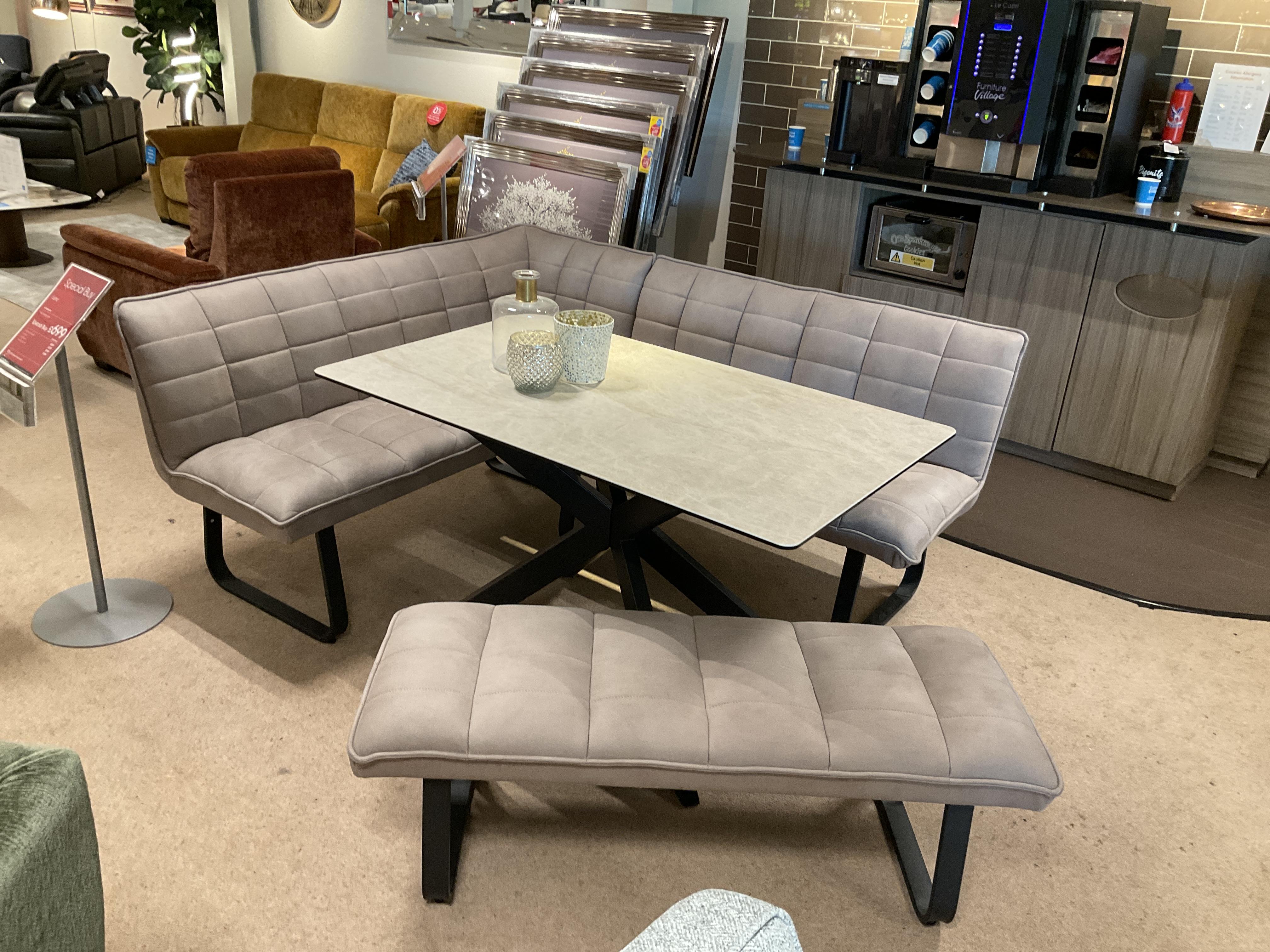 LUNO LHF CORNER DINING SET in  on Furniture Village