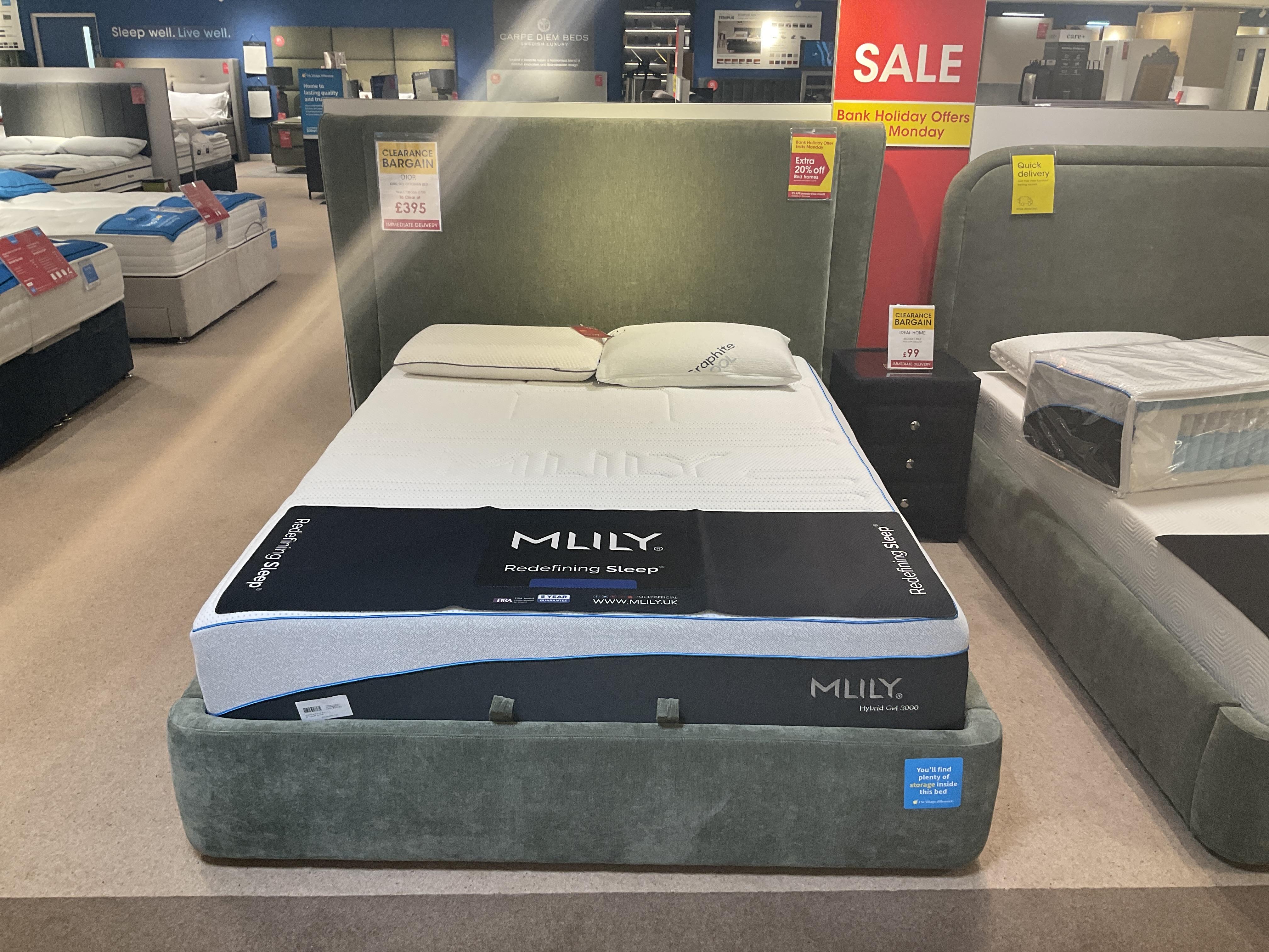 DIOR KINGSIZE OTTOMAN BEDFRAME in  on Furniture Village