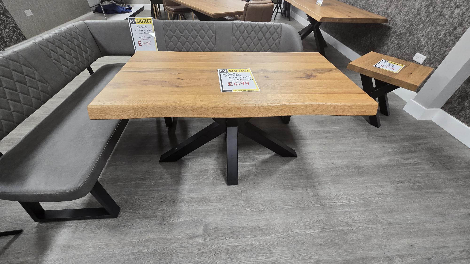 Njord 140cm Dining table in  on Furniture Village