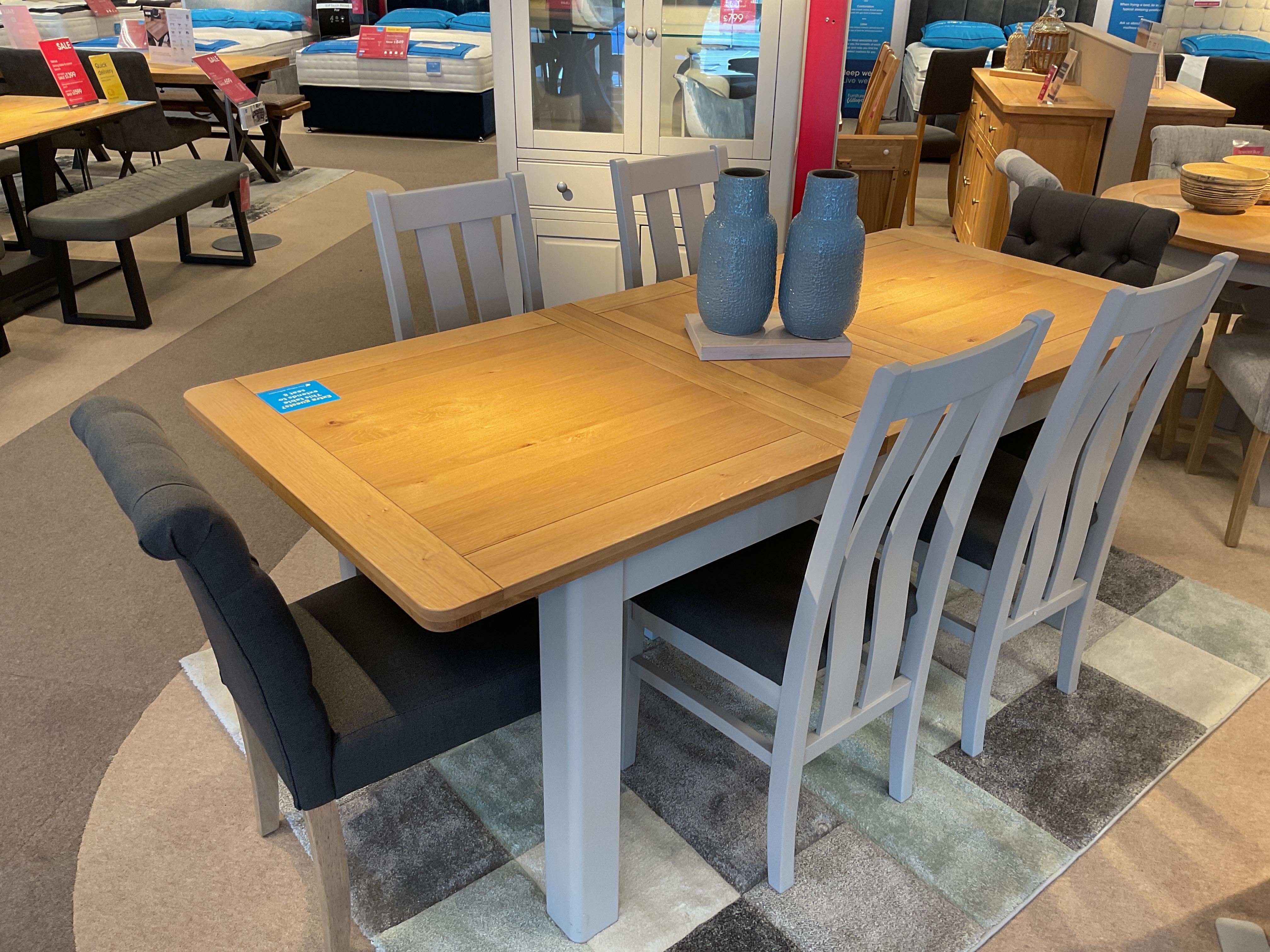 Lewis Extending Table & 6 Chairs in  on Furniture Village