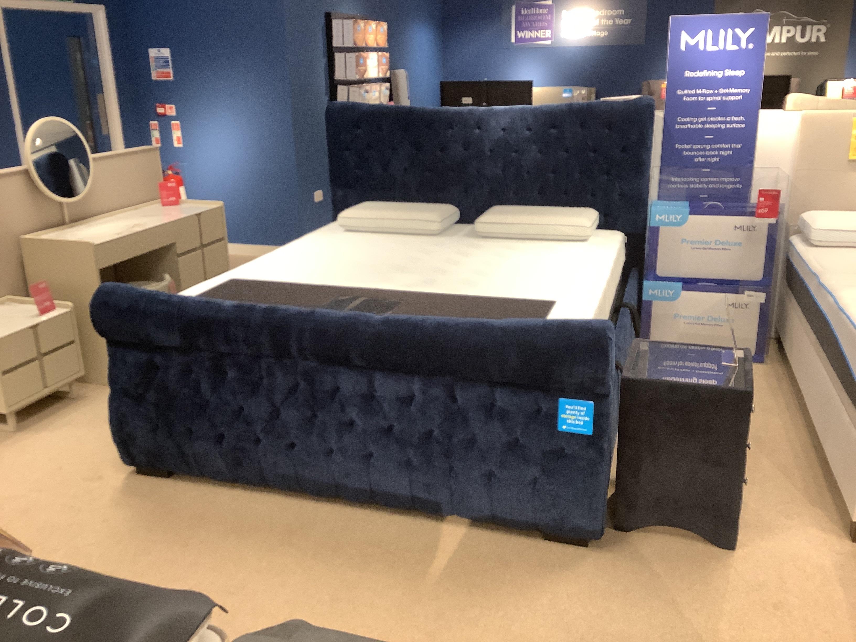 Lance Kingsize Rhf Ottoman in  on Furniture Village
