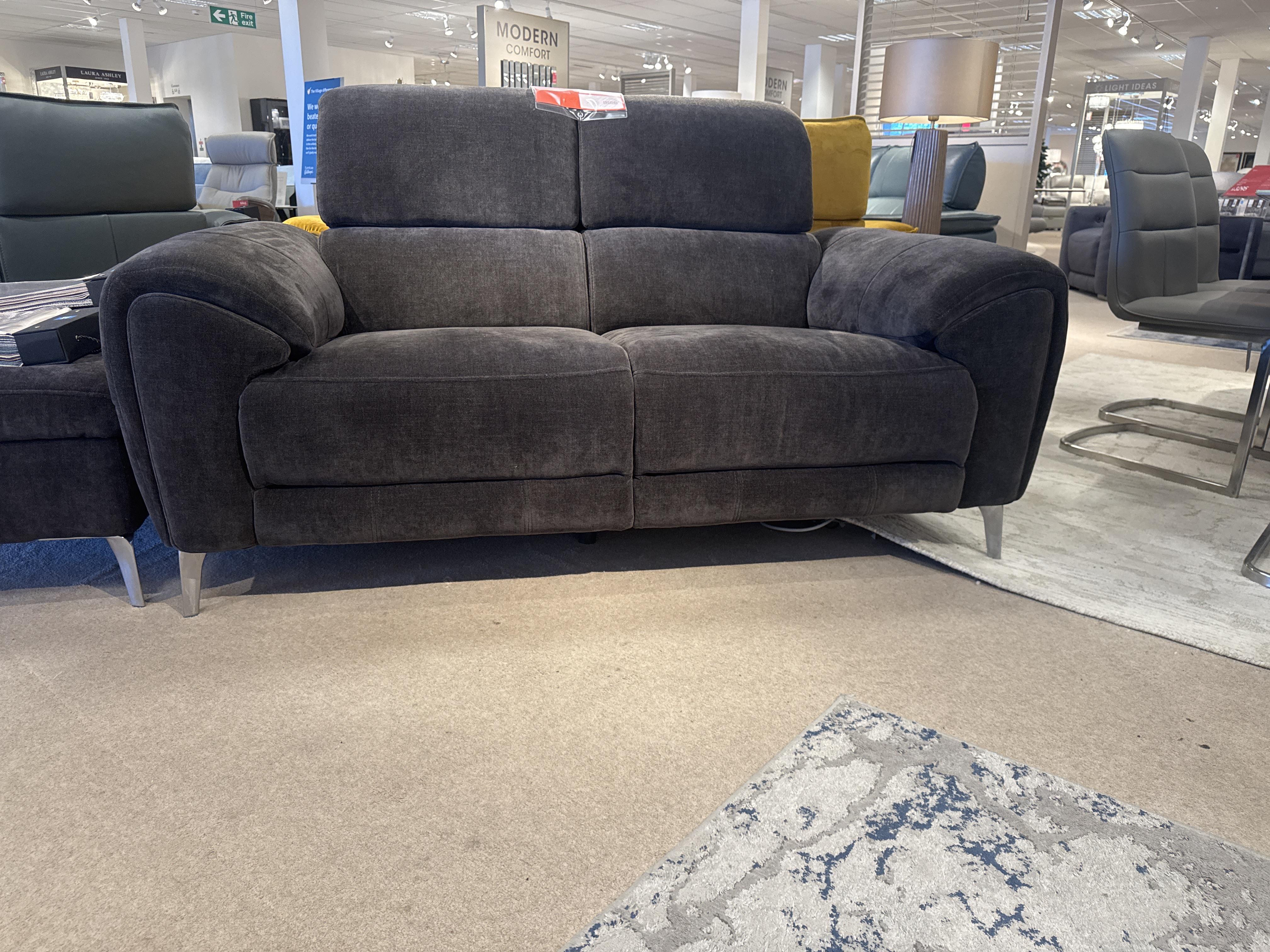 Vino 2 seater and footstool in  on Furniture Village