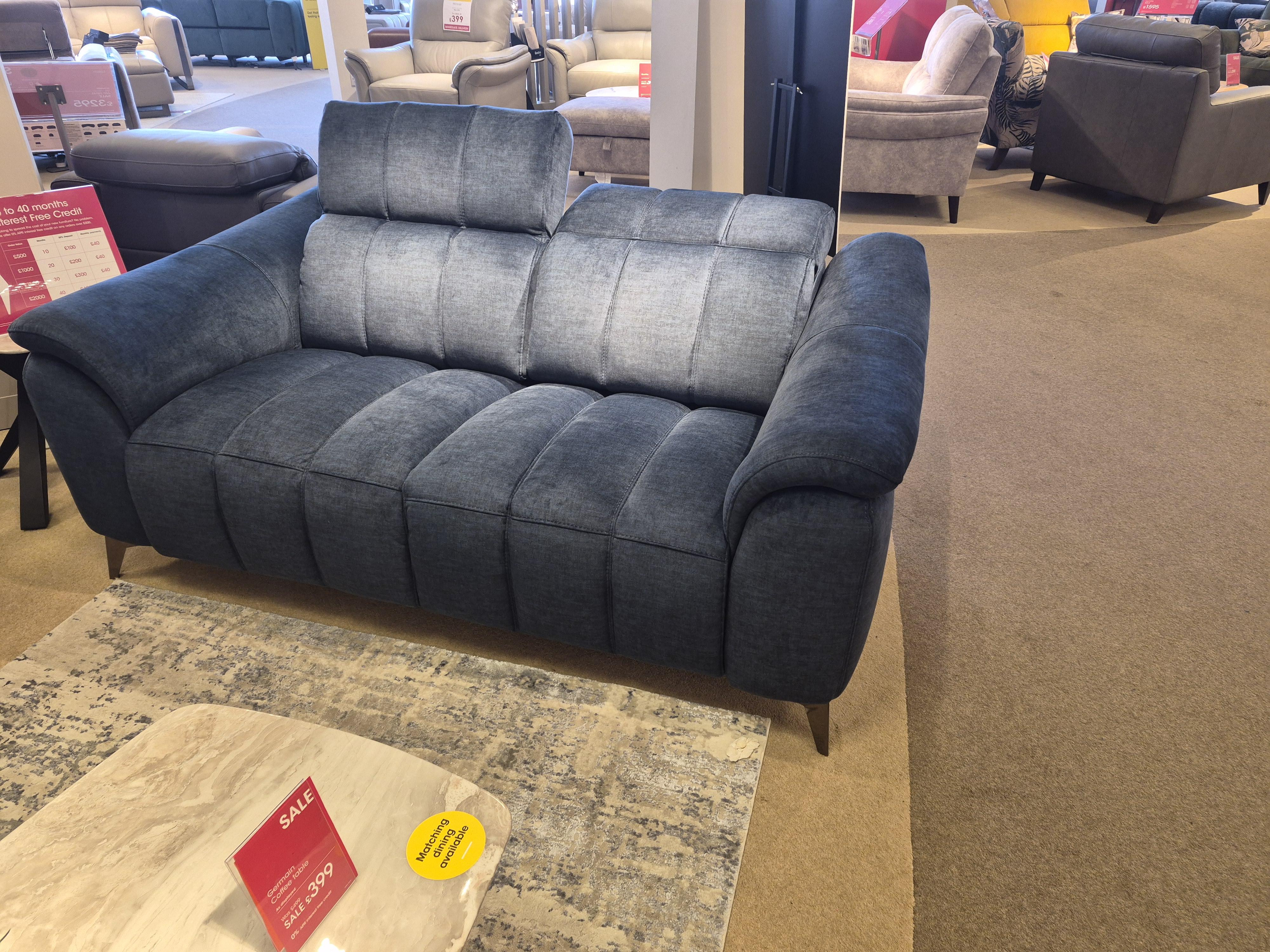 Angelo 2 Seater Power Recliner with Power Headrest in  on Furniture Village