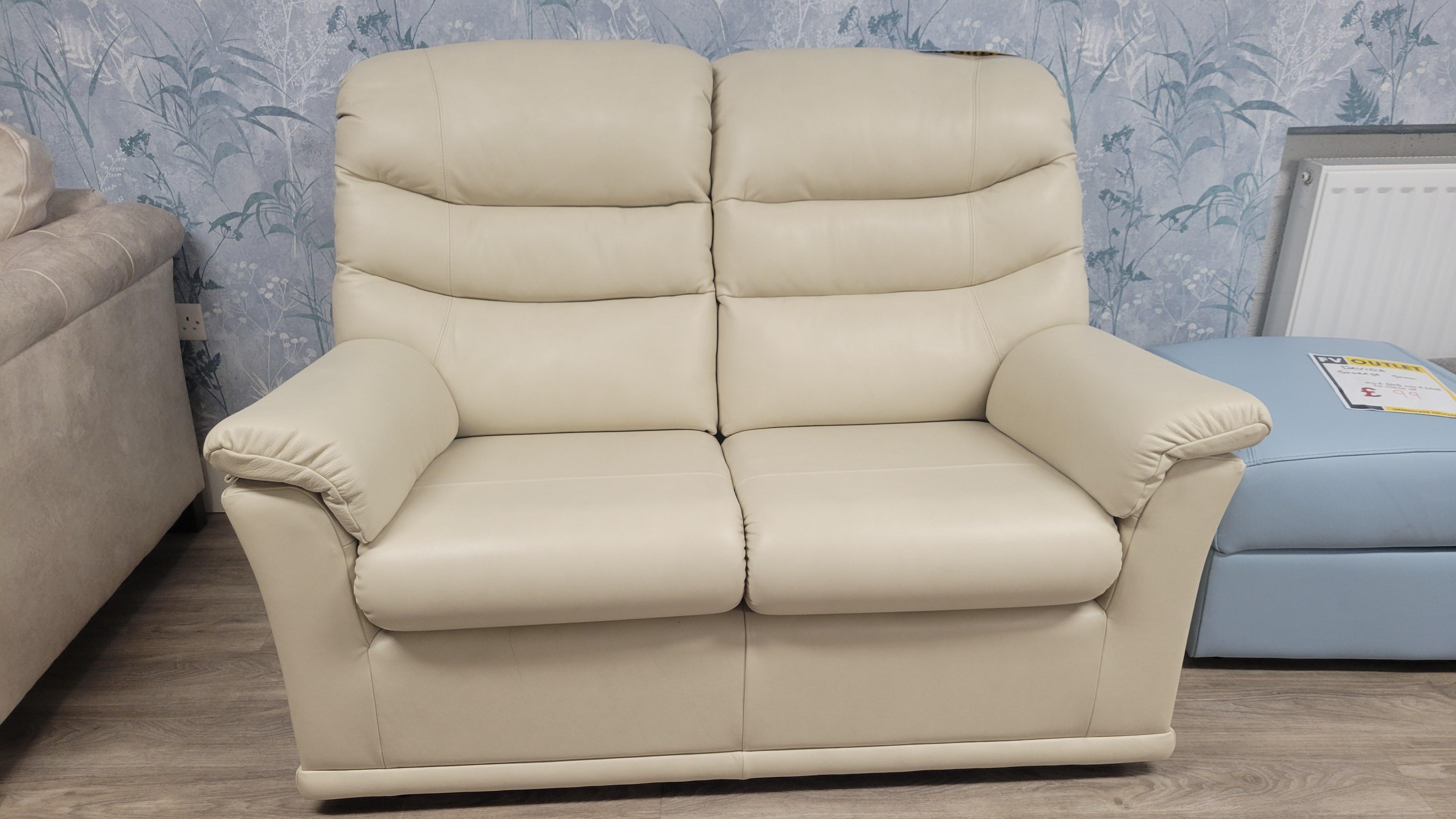 Malvern Leather 2 seater sofa in  on Furniture Village