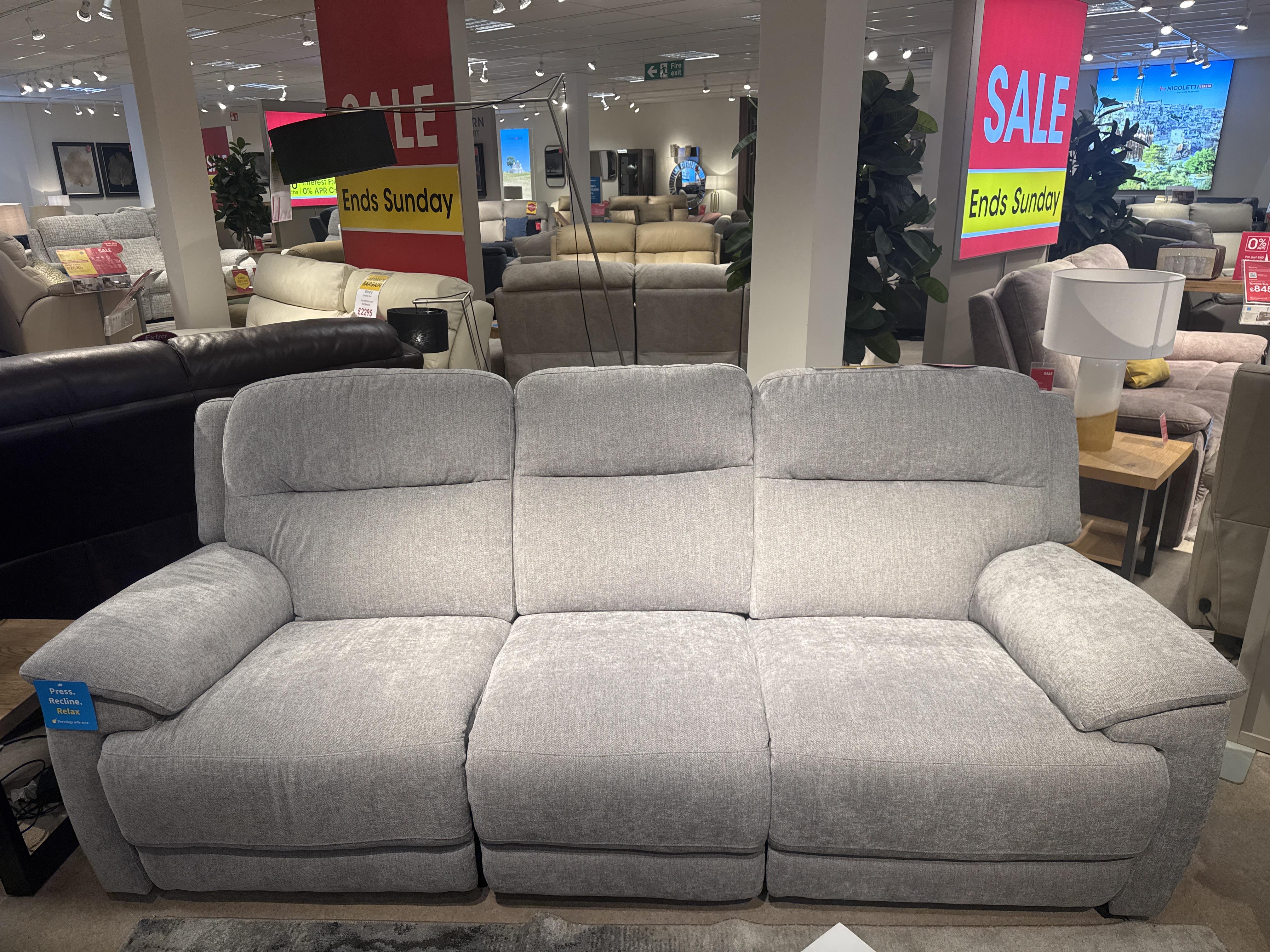 Touch 3 seater power and power chair in  on Furniture Village