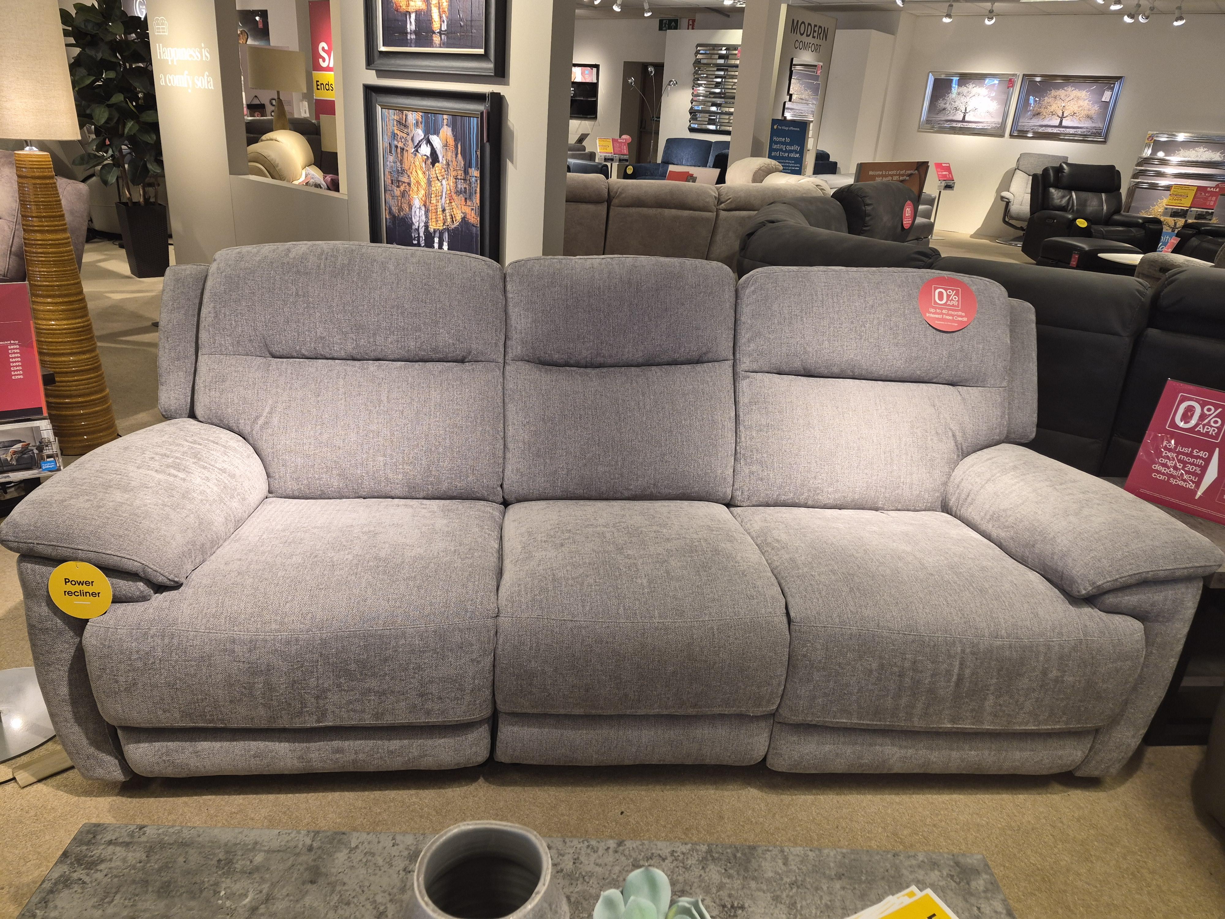 Touch 3 Seater Power Recliner Sofa in  on Furniture Village