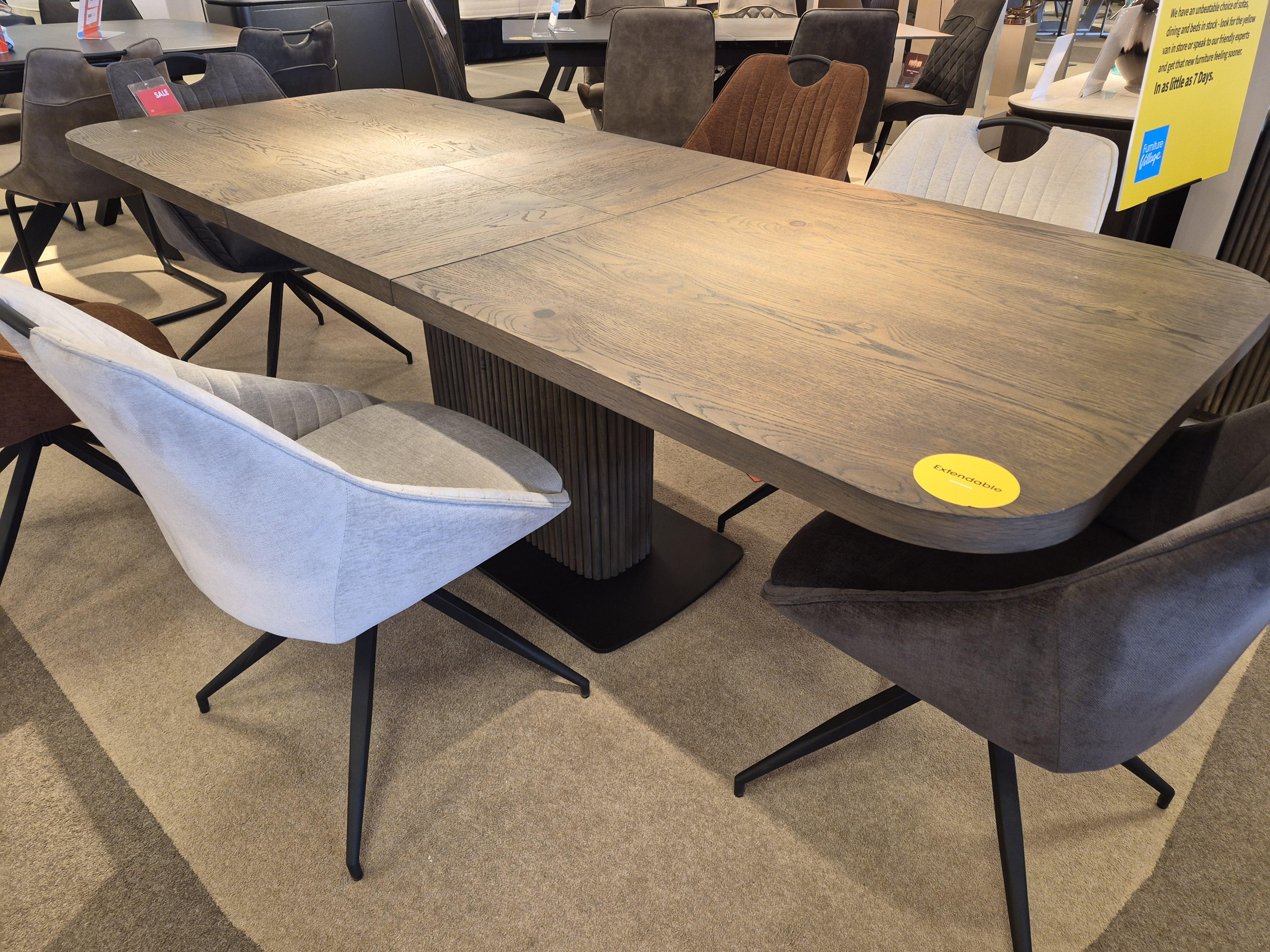 Jai Extending Dining  Table & 6 Chairs in  on Furniture Village
