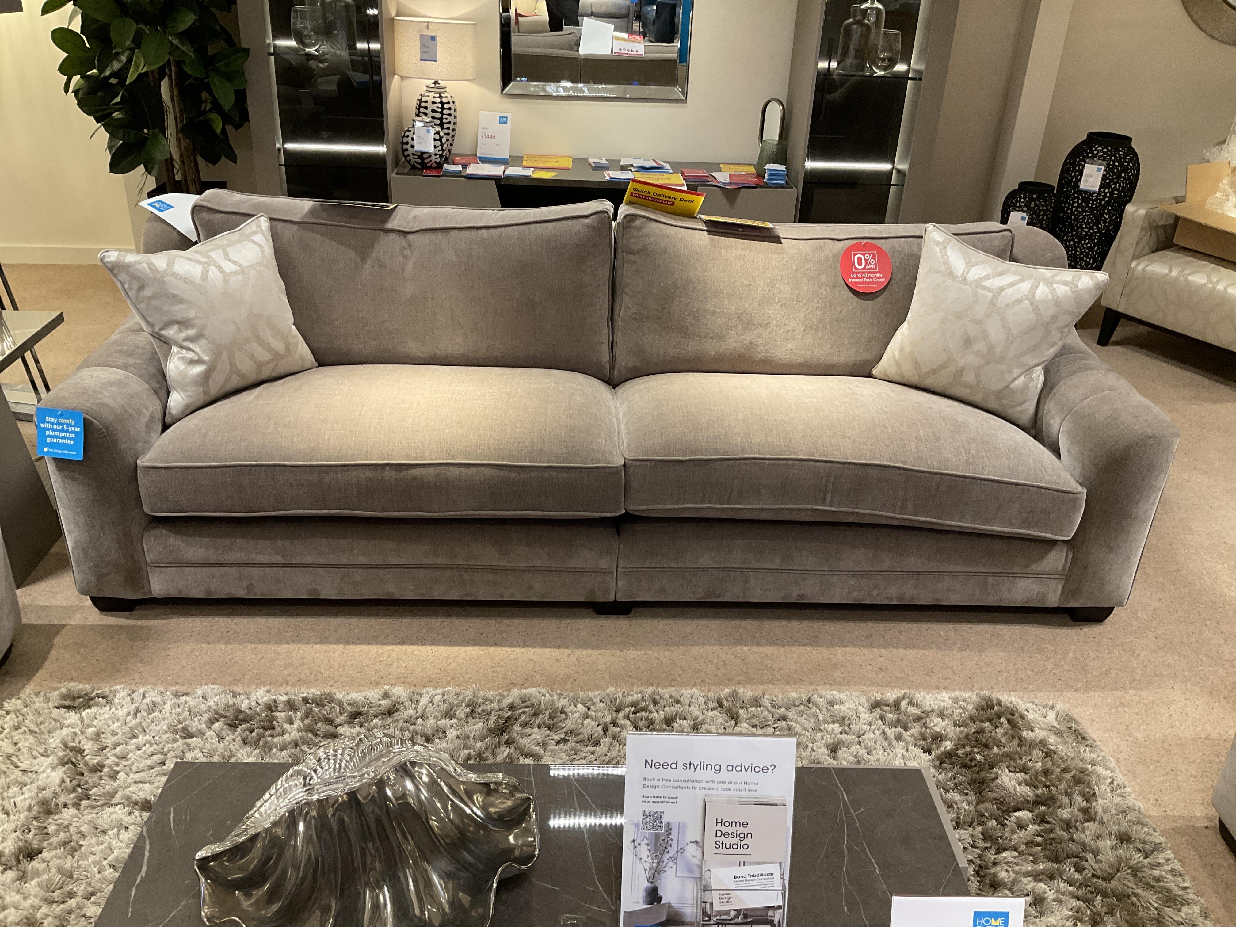 REGENCY 4 SEATER, 3 SEATER , ARM CHAIR , FOOTSTOOL in  on Furniture Village
