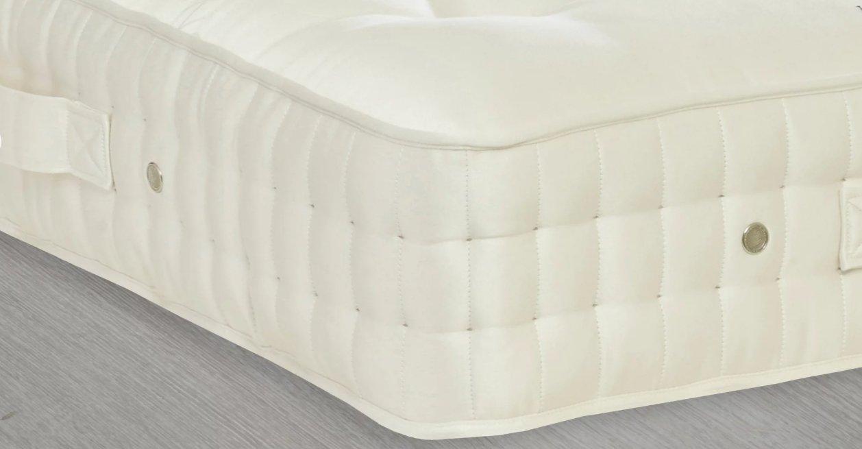 Vispring Traditional Pocket Sprung Mattress, 4'6" Double in Firm tension in  on Furniture Village