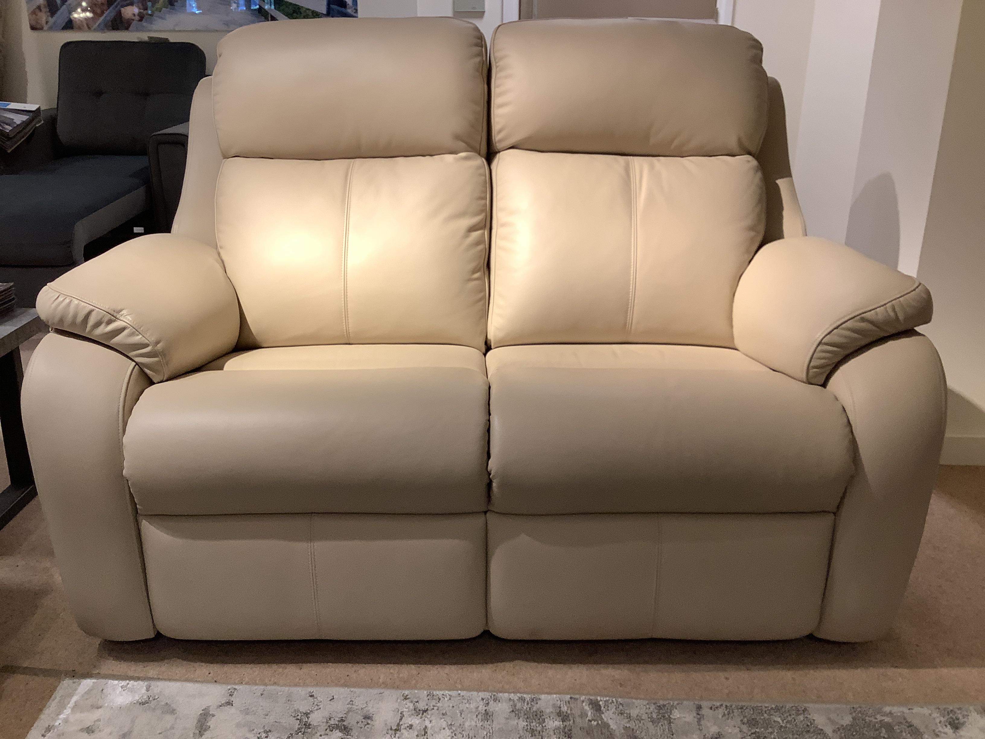 Kingsbury 2 Seater Leather in  on Furniture Village