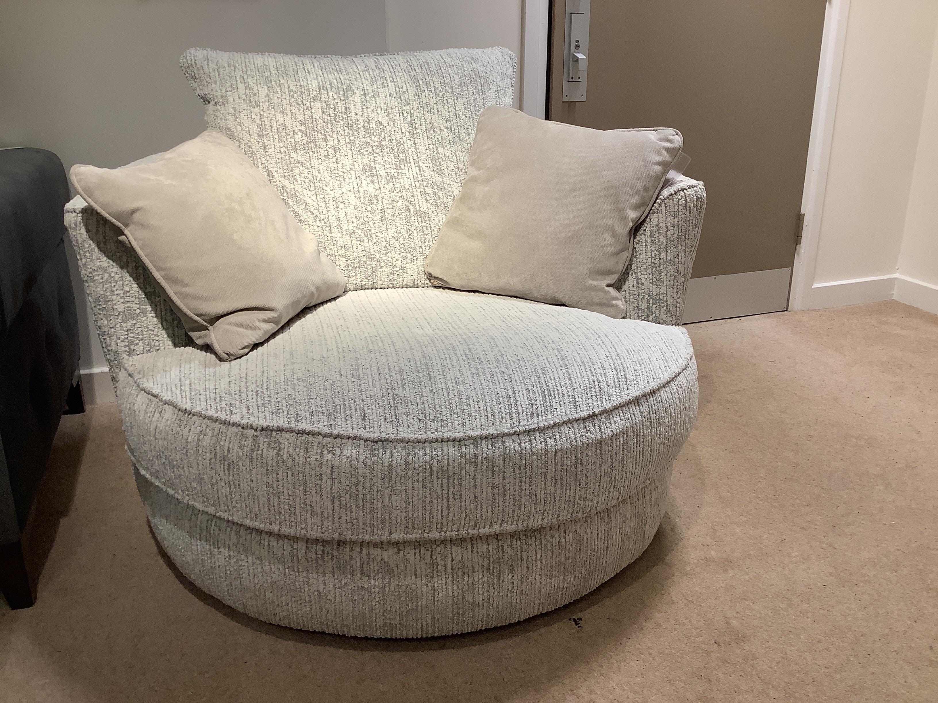 Legend Swivel Chair Accent in  on Furniture Village