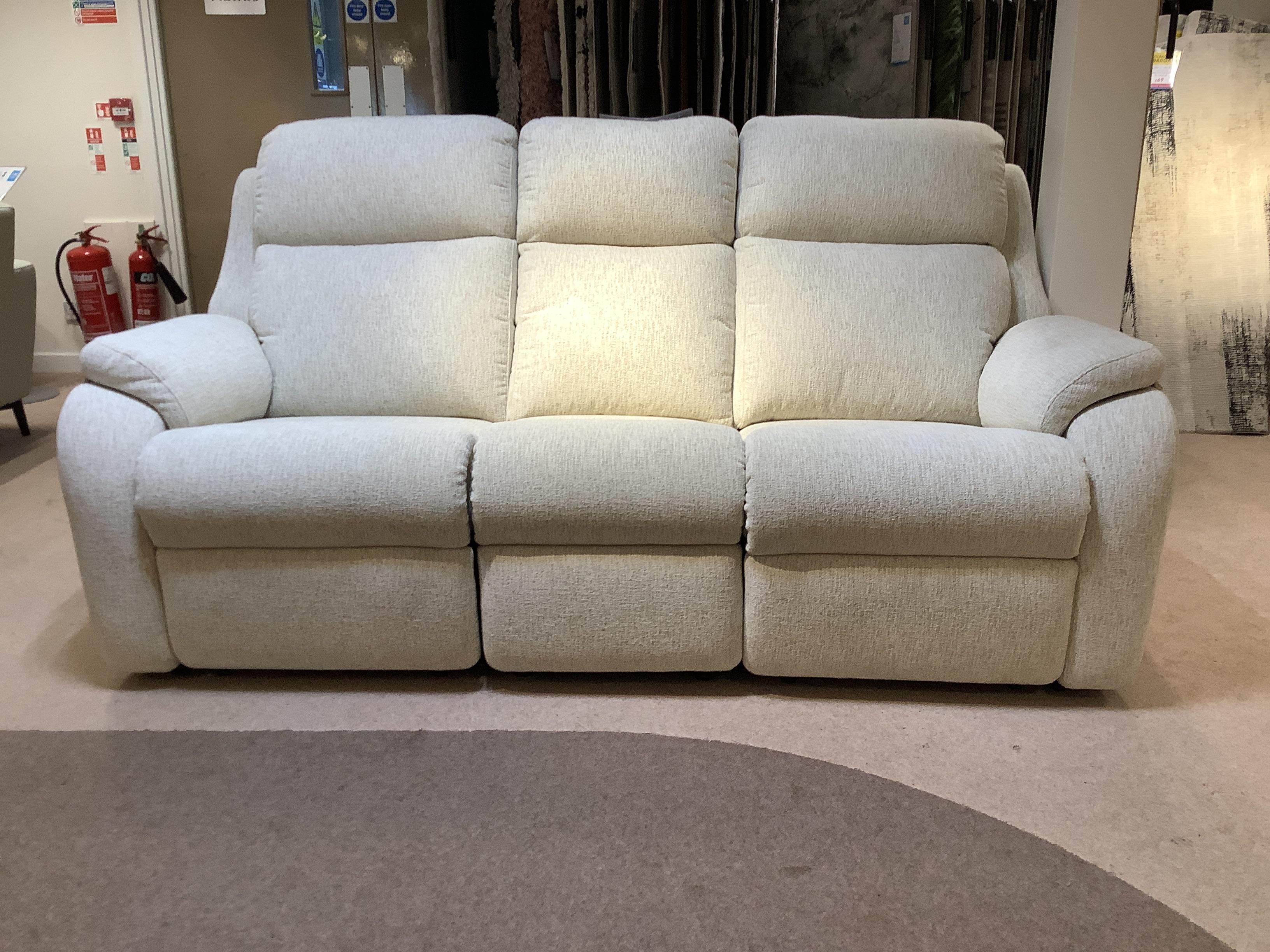 Kingsbury 3 Seater Power & Power Headrest in  on Furniture Village