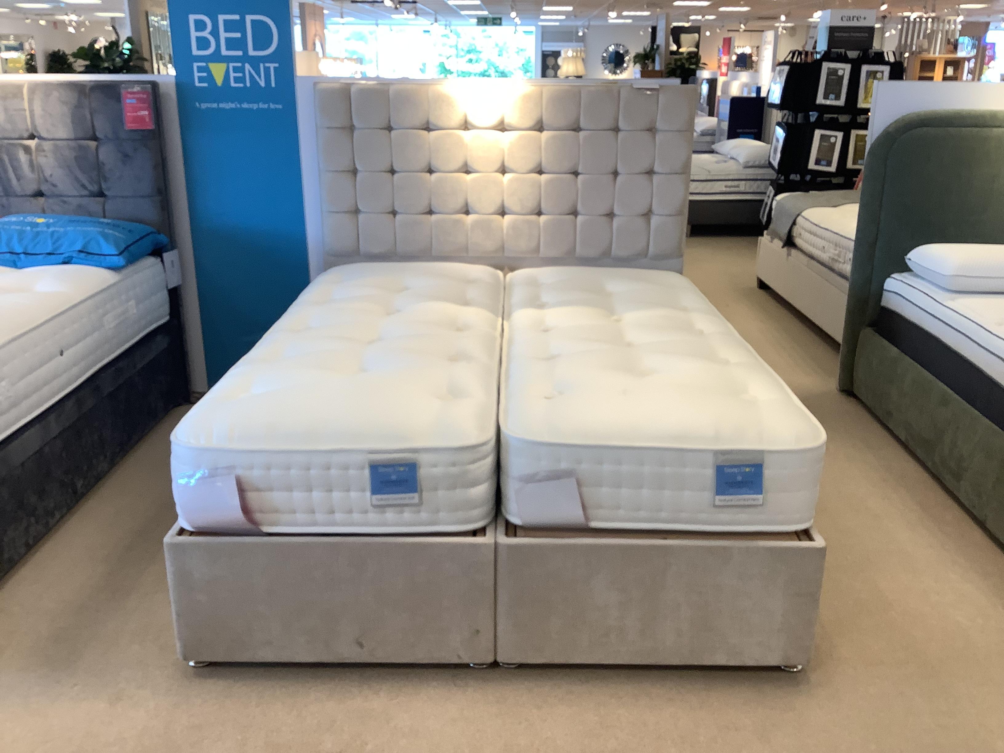 Comfort Adjustable bed with headboard in  on Furniture Village