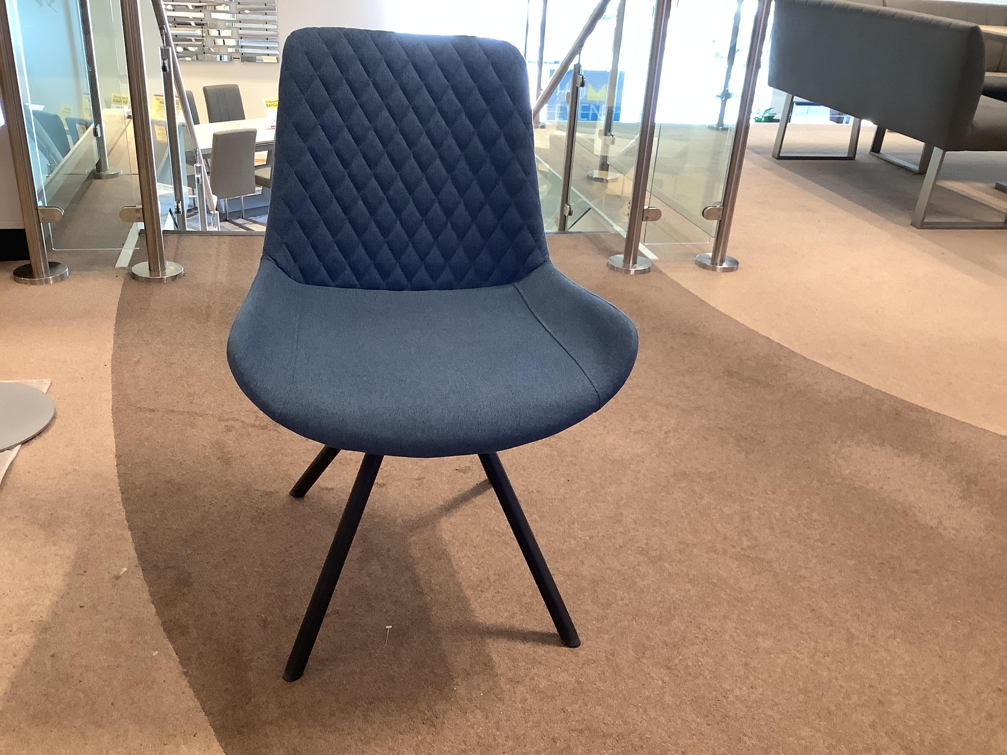 Rocket Chair Single Blue in  on Furniture Village