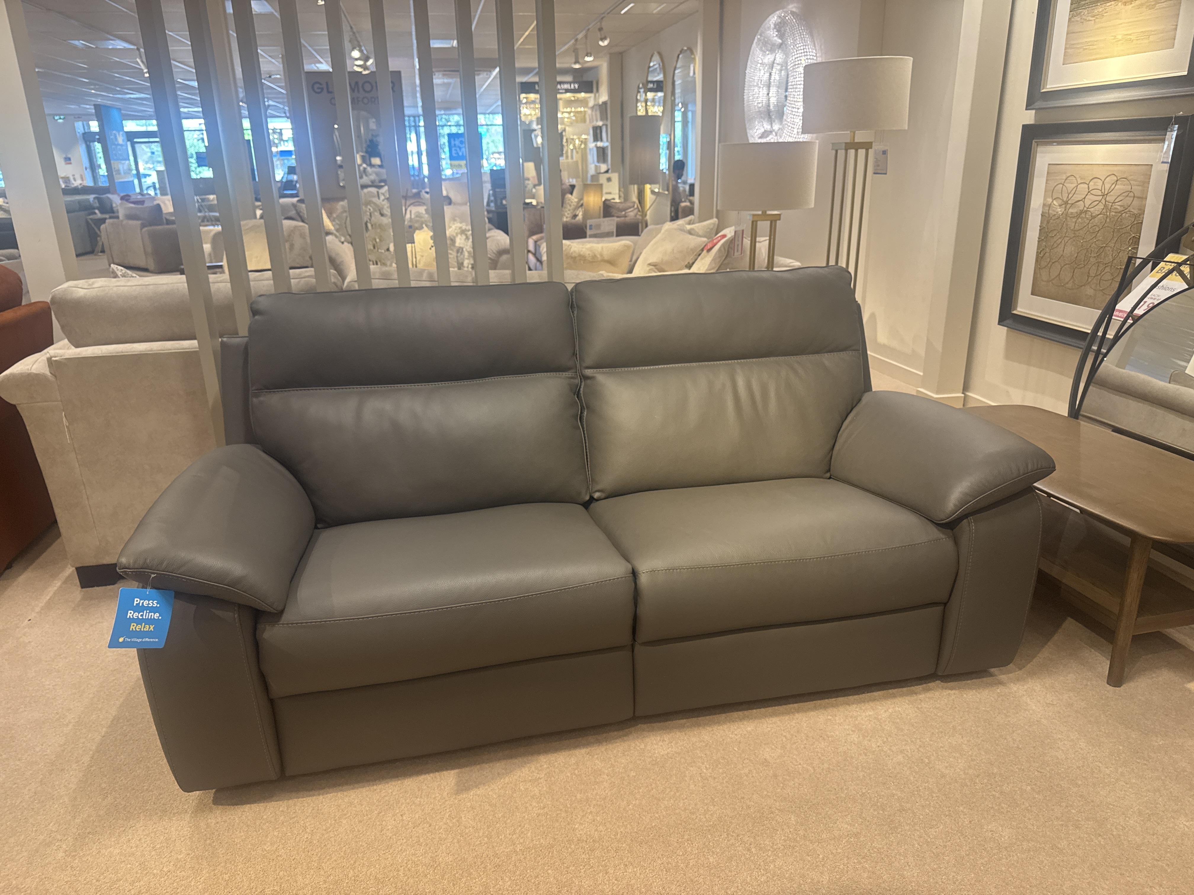 Pepino 3seater power recliner leather sofa in  on Furniture Village