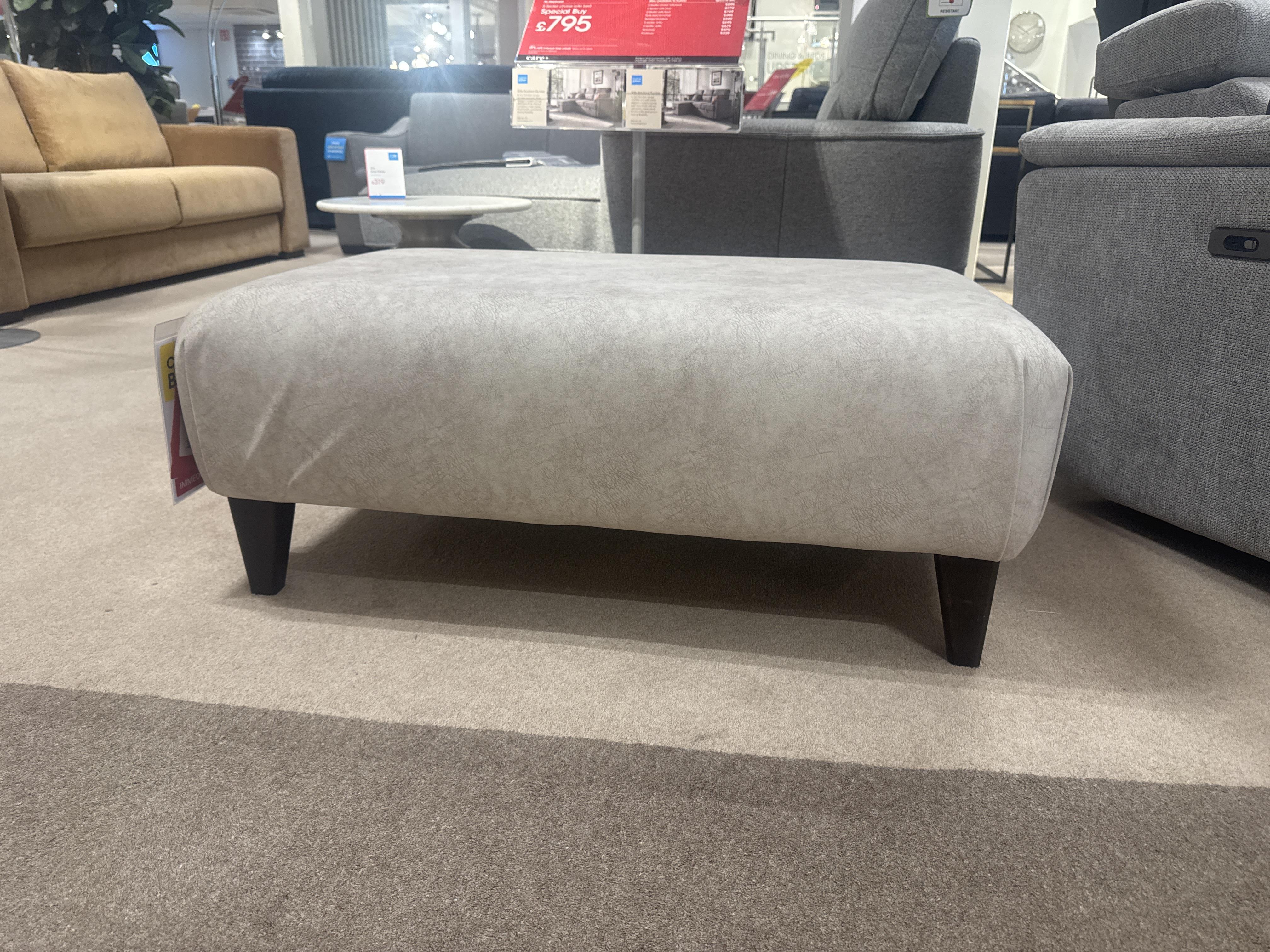Aura footstool in  on Furniture Village