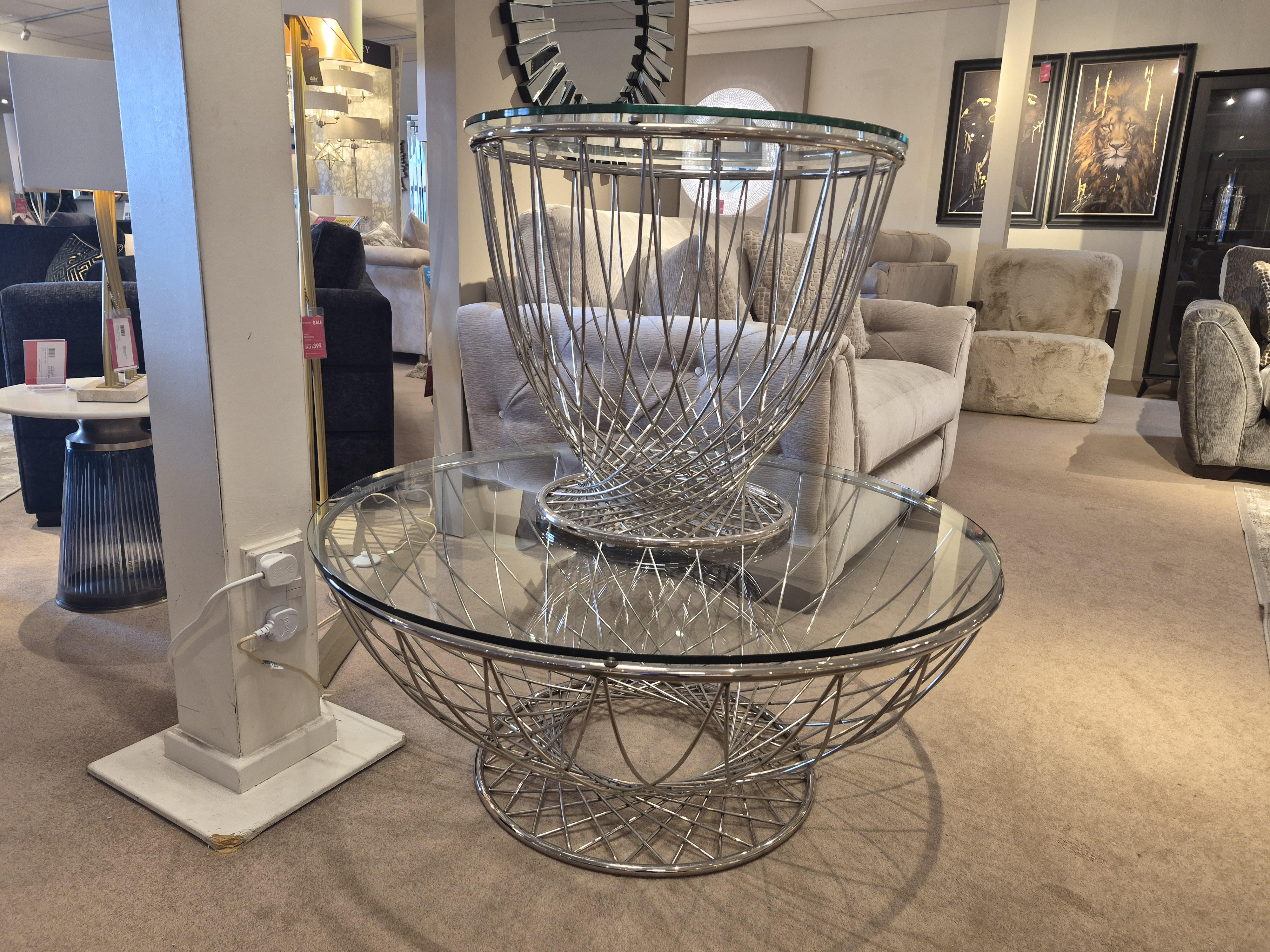 Spiro coffee and lamp table in  on Furniture Village