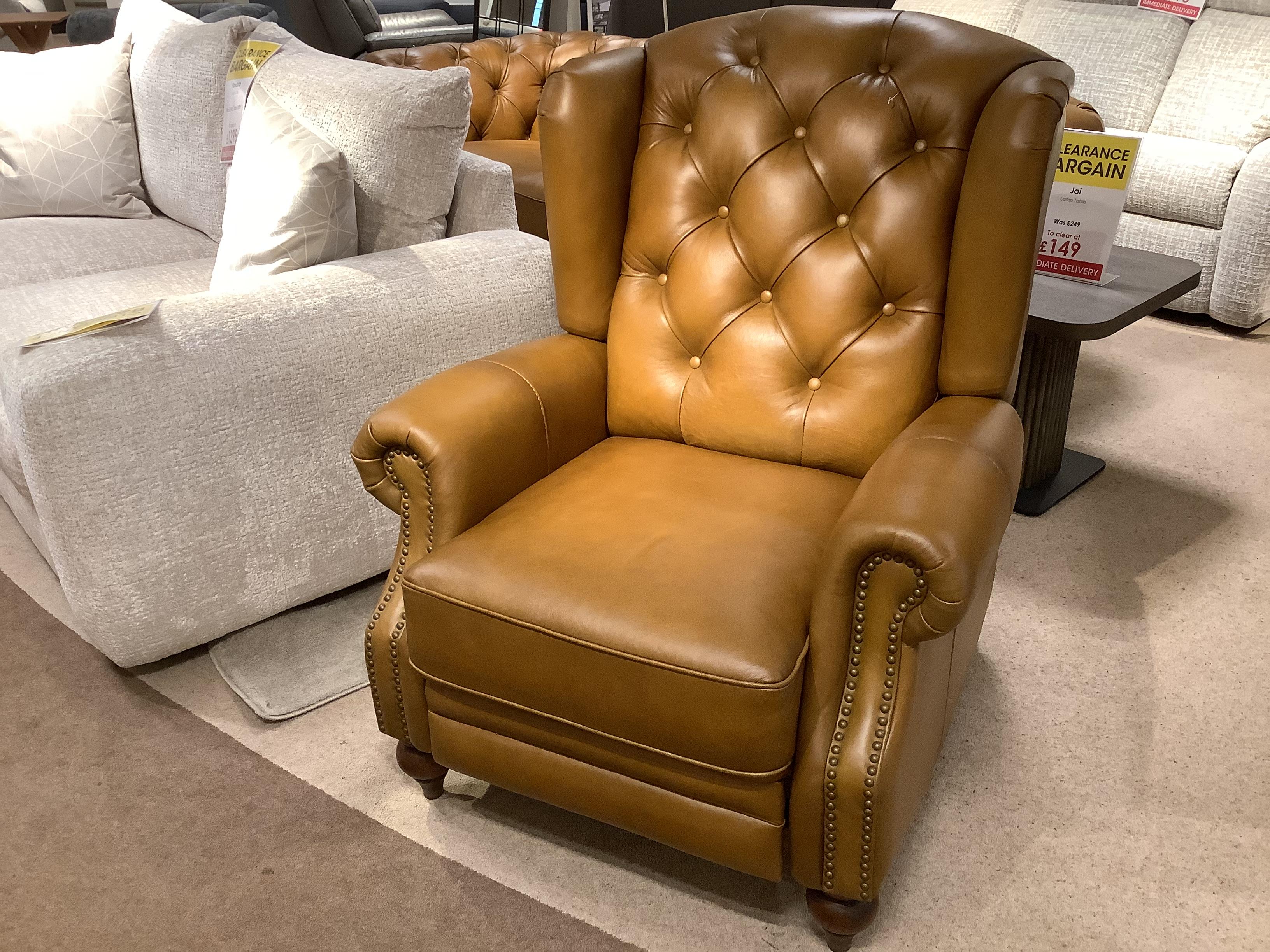 Shackleton power wing chair in  on Furniture Village