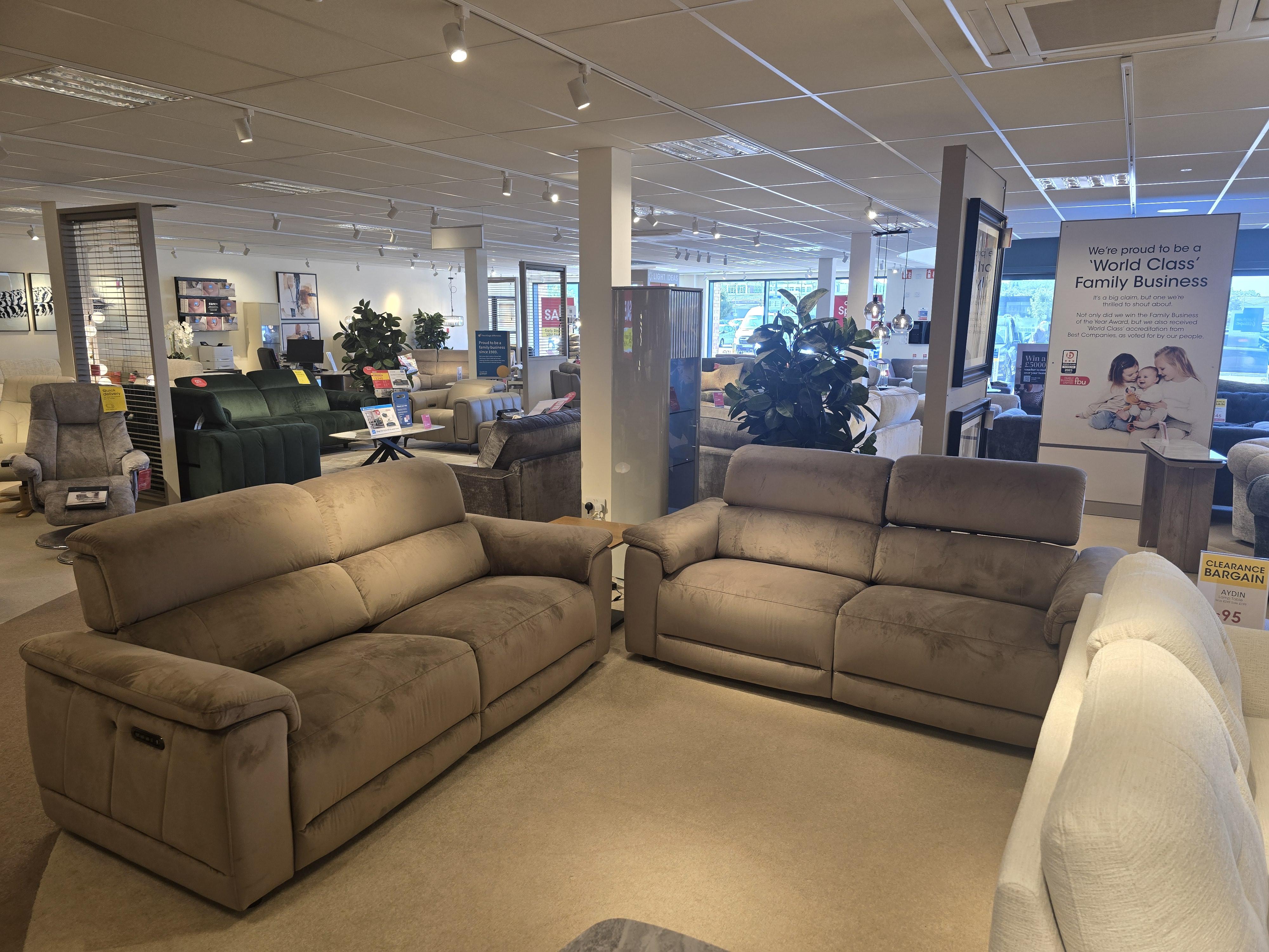 Genius 3 seater x 2 in  on Furniture Village