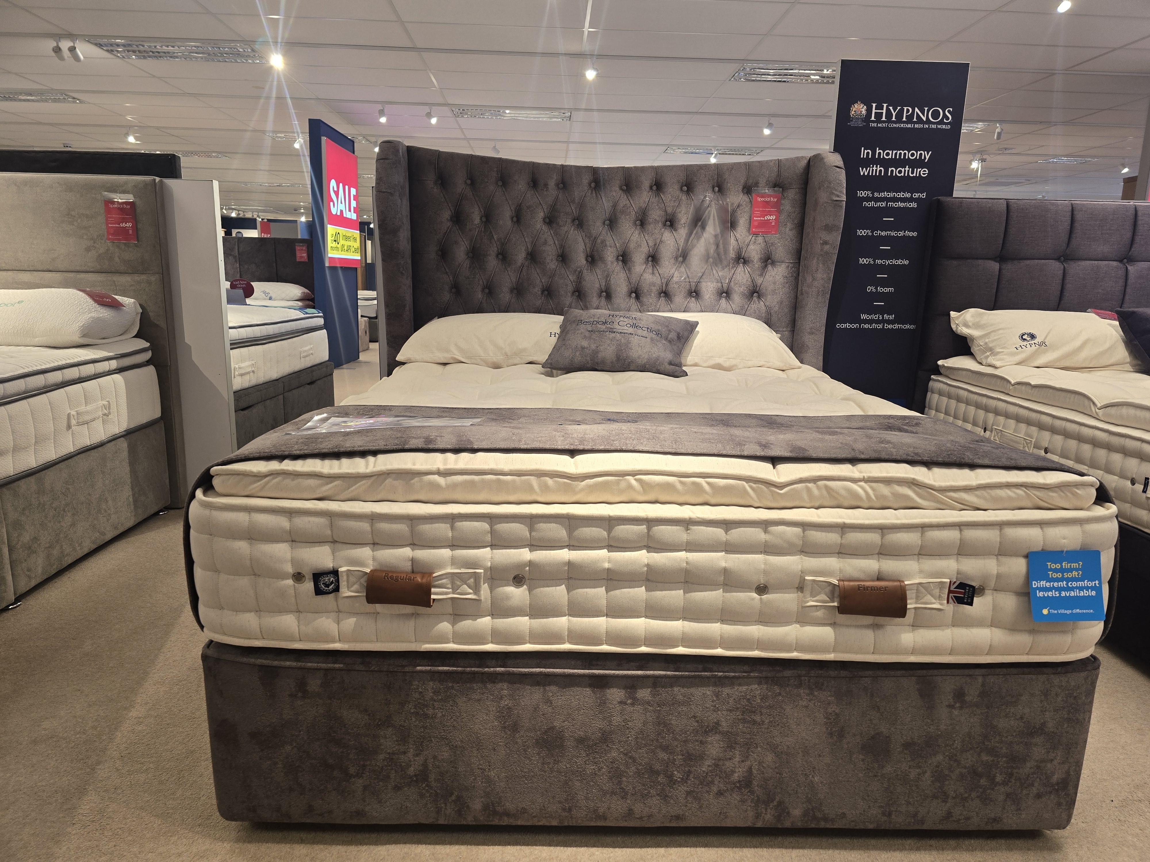 Hynos pearl Divan set in  on Furniture Village