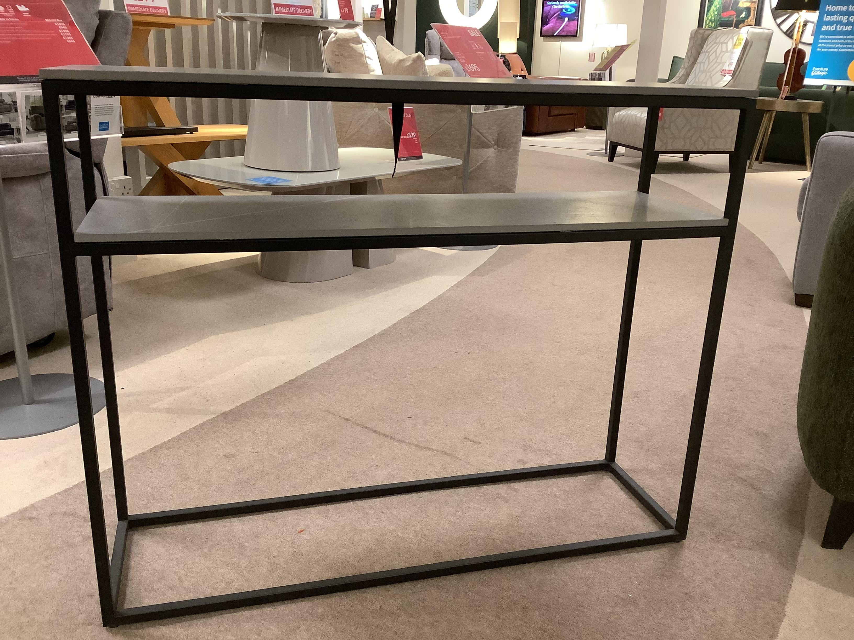 Zeus Console Table Ex Showroom Display in  on Furniture Village