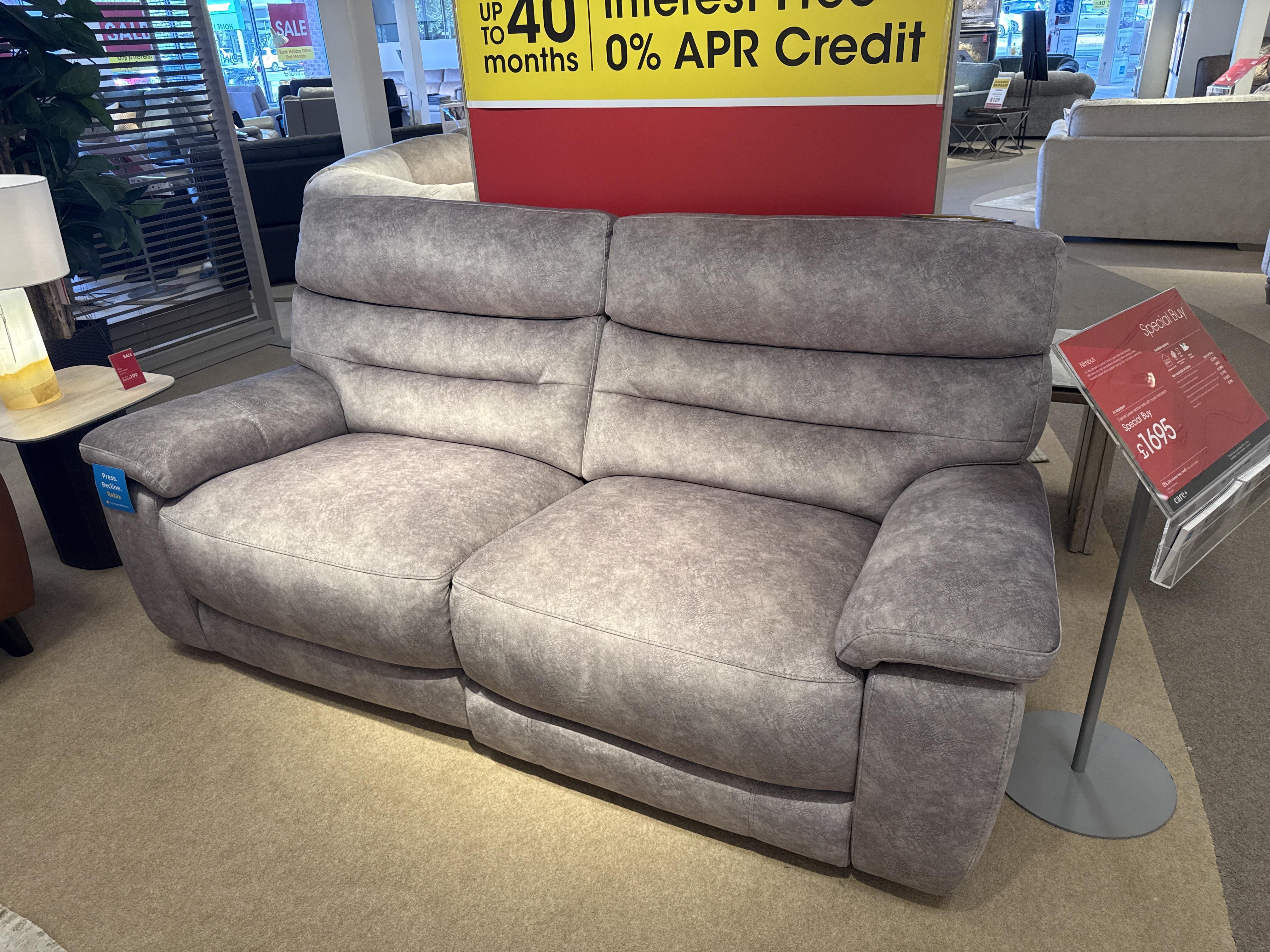Nimbus 3 Seater Power Recliner in  on Furniture Village