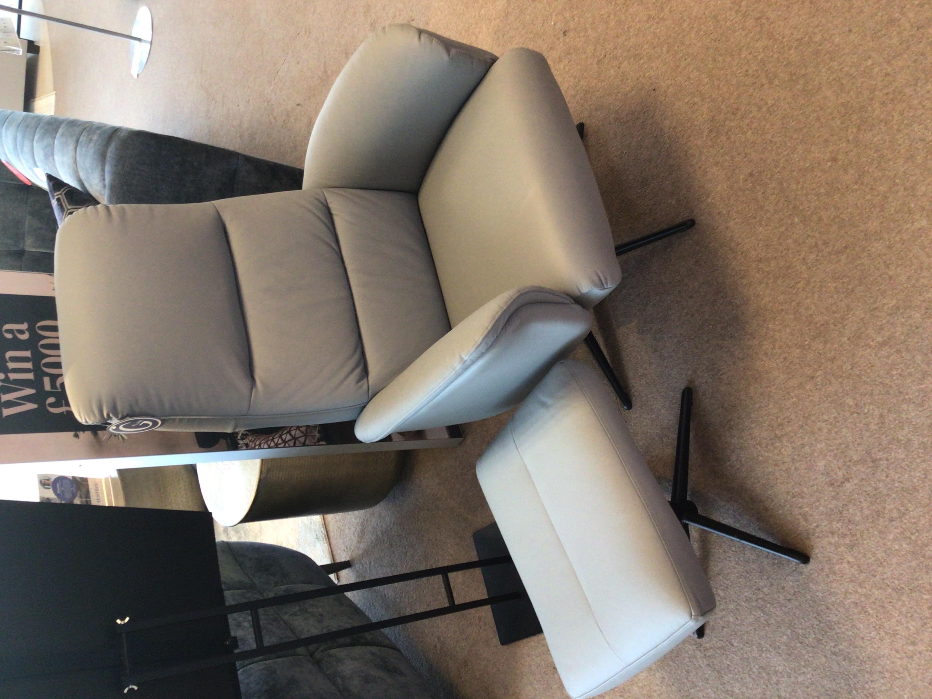 G Plan Fallum Swivel Chair and Stool in  on Furniture Village