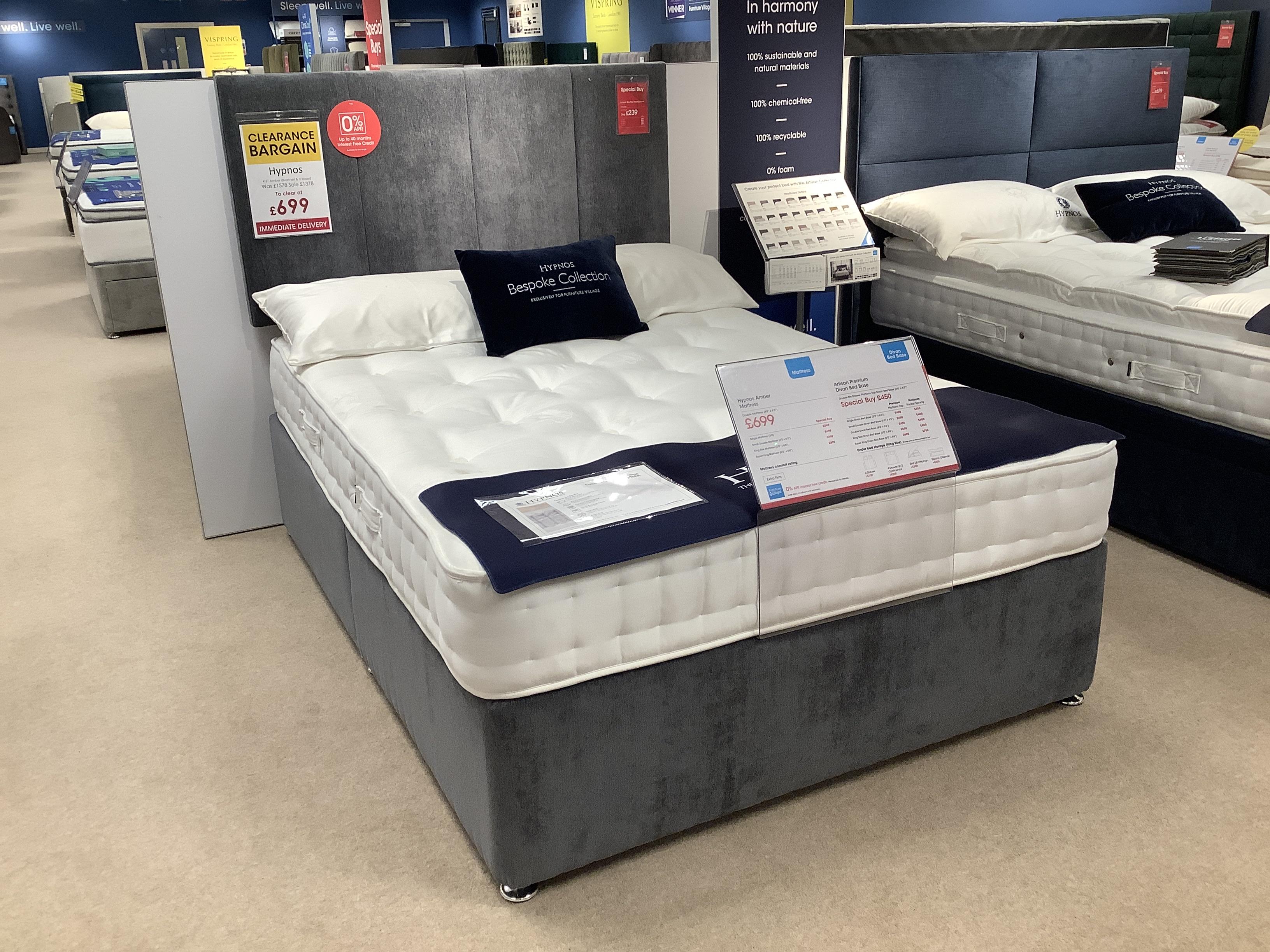 Hypnos 4&rsquo;6 Mattress Divan Set in  on Furniture Village