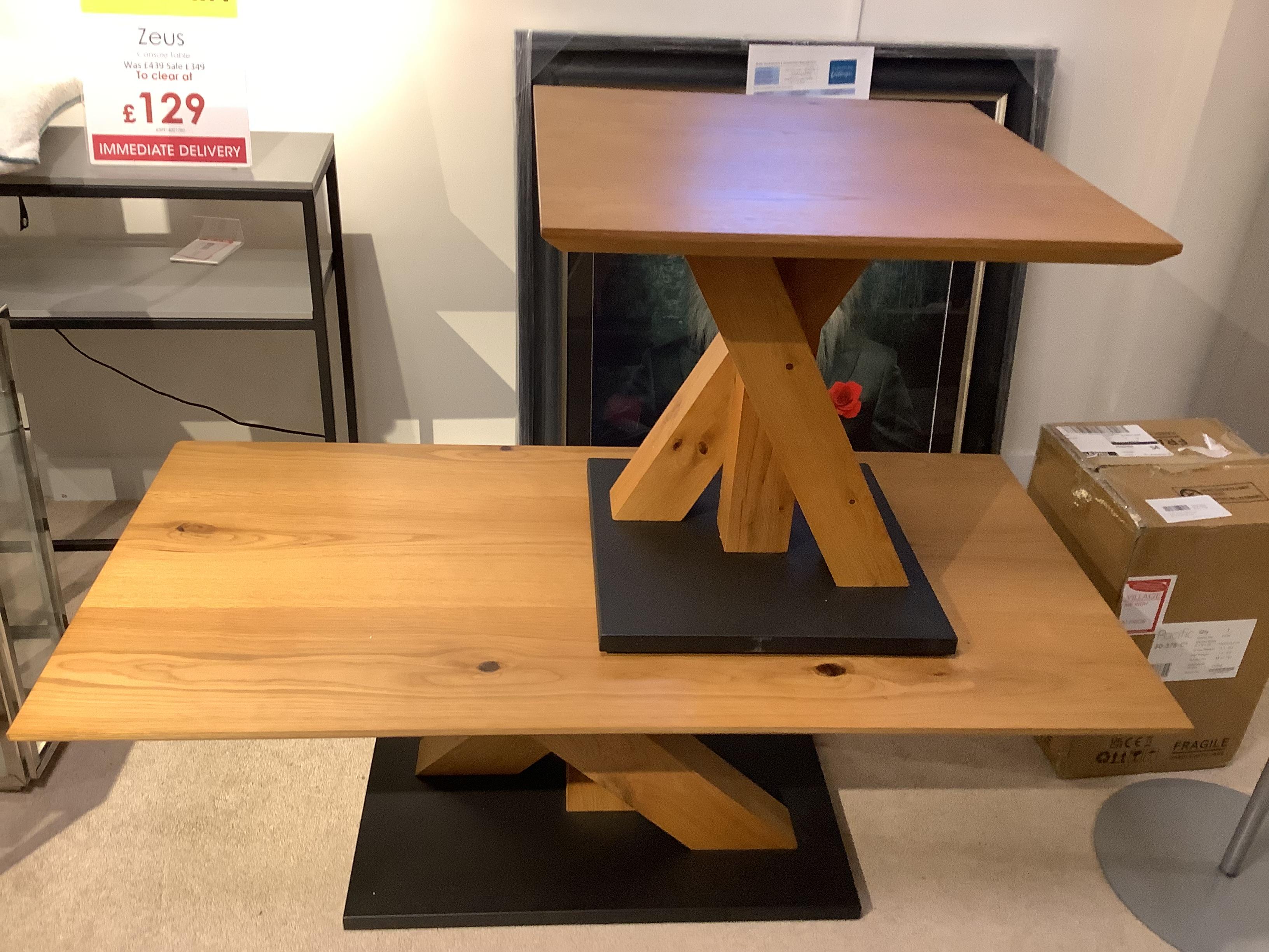 Aydin Coffee Table & Lamp Table Ex Showroom Display in  on Furniture Village