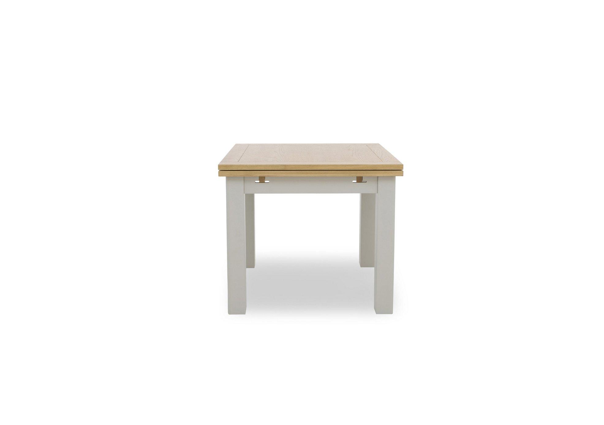Lewis 90cm x 90cm Draw Leaf Extending Dining Table only to 150cm fully open Brand New Warehouse Stock in  on Furniture Village