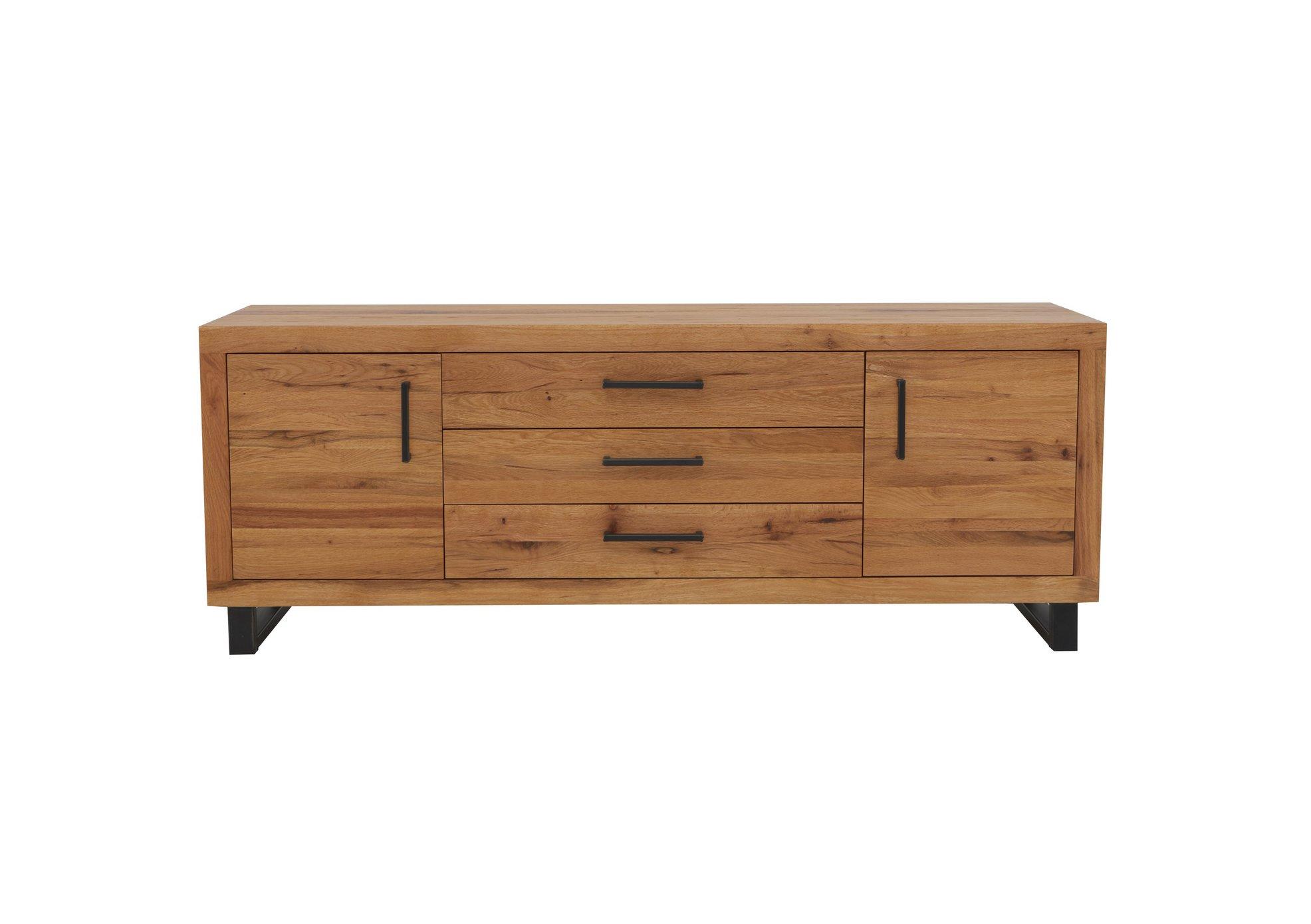 Bodahl Terra Large Sideboard 2 Door 3 Draw in Oil Finish Solid European Oak Brand New Warehouse Stock in  on Furniture Village