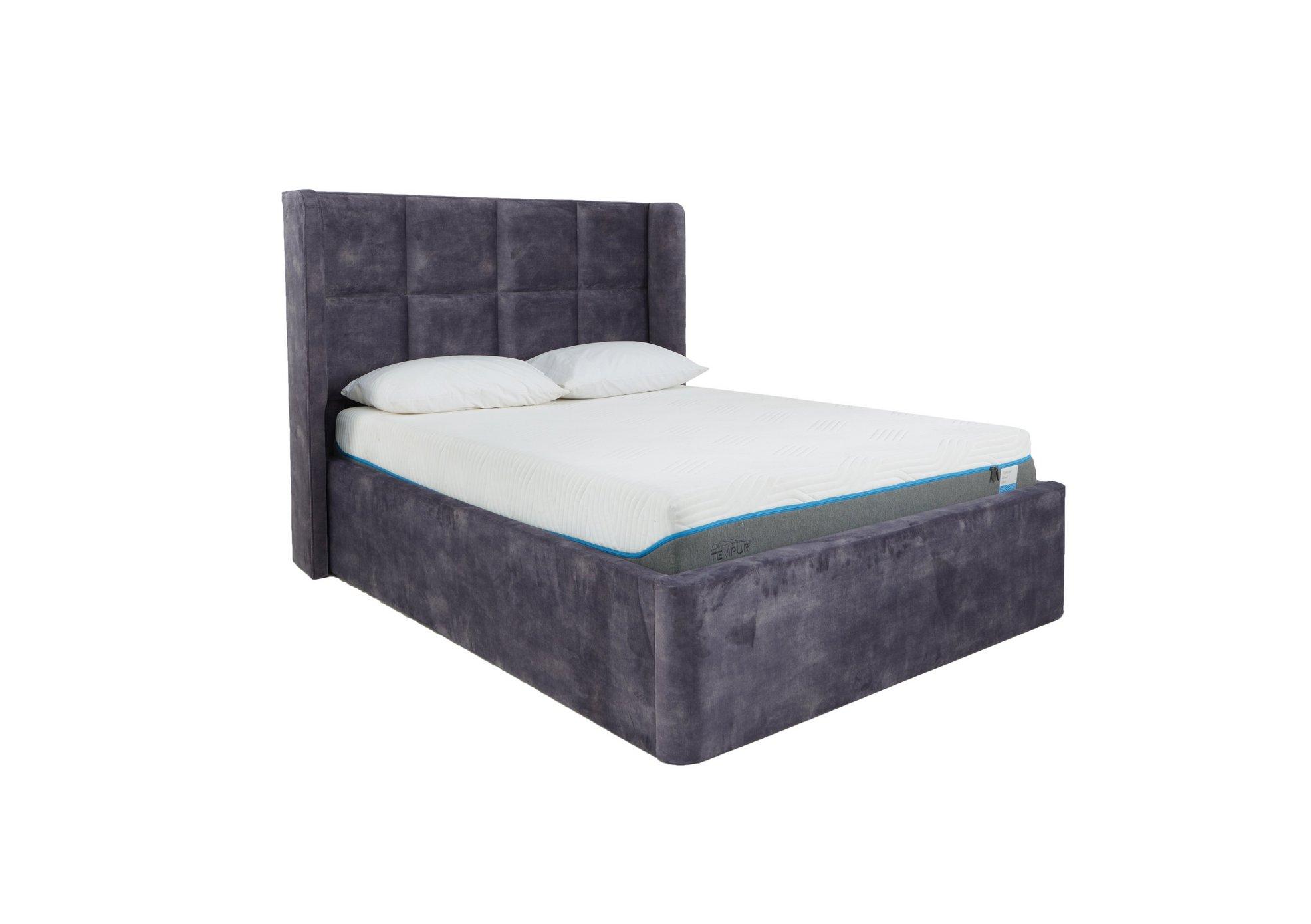 Shiva Ottoman Bed Frame Double 4Ft 6" in Colour Savannah Armour Brand New Warehouse Stock in  on Furniture Village