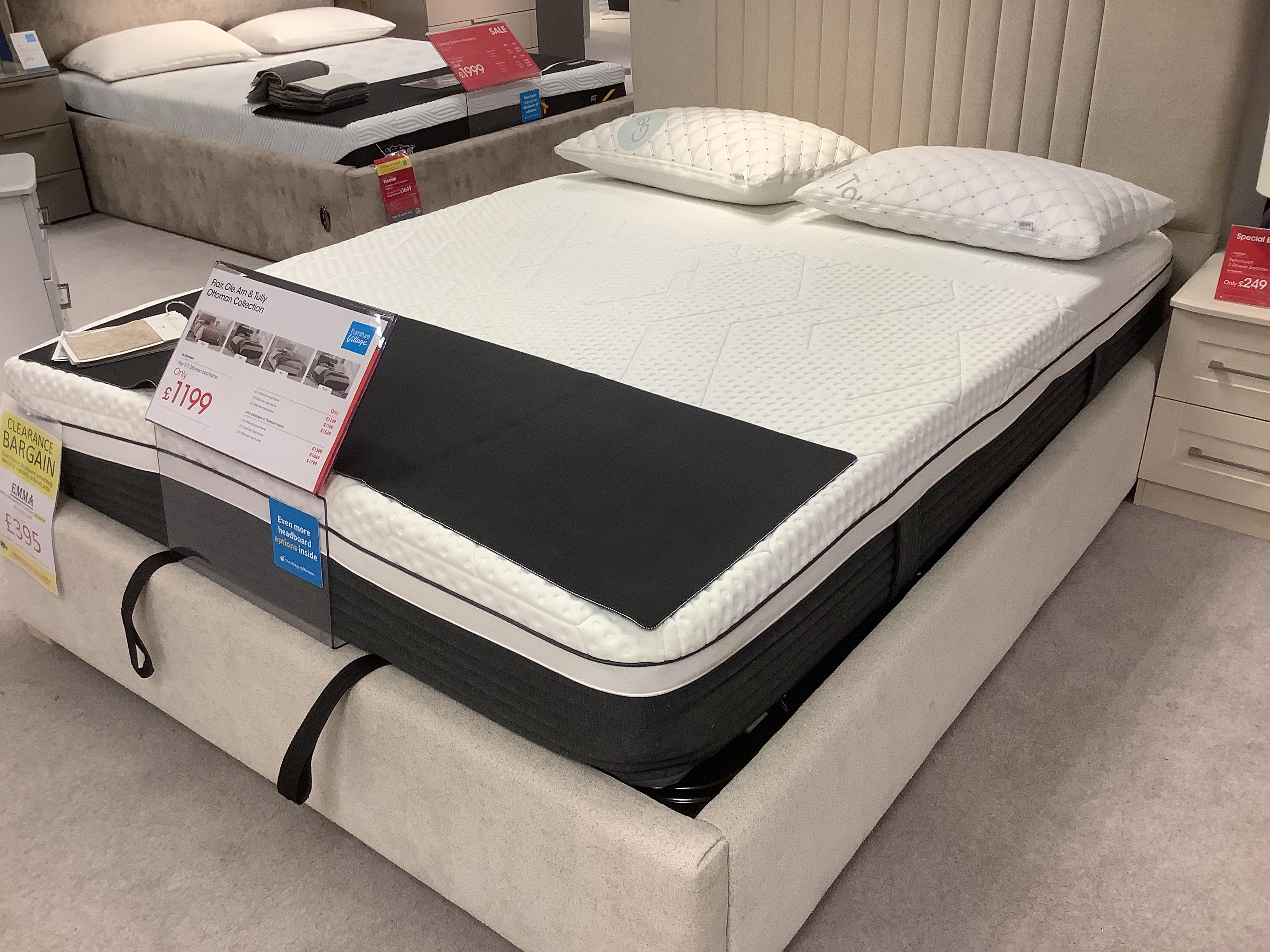 Emma Diamond Hybrid Kingsize Mattress in  on Furniture Village