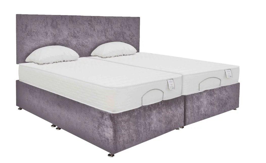 Sleep Story Sleep Cool Adjustable 6'0" Super King Divan Set with 2 drawers in  on Furniture Village