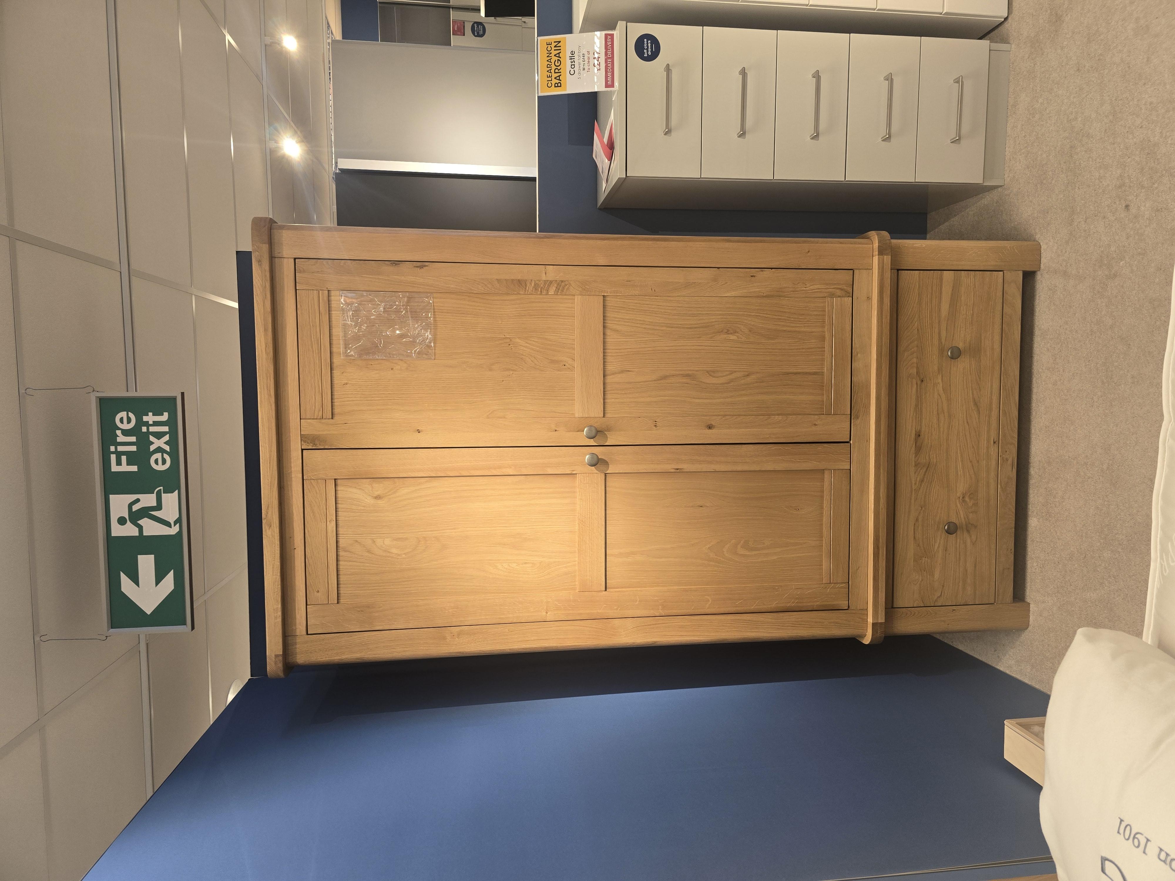 Augusta 2 door wardrobe in  on Furniture Village