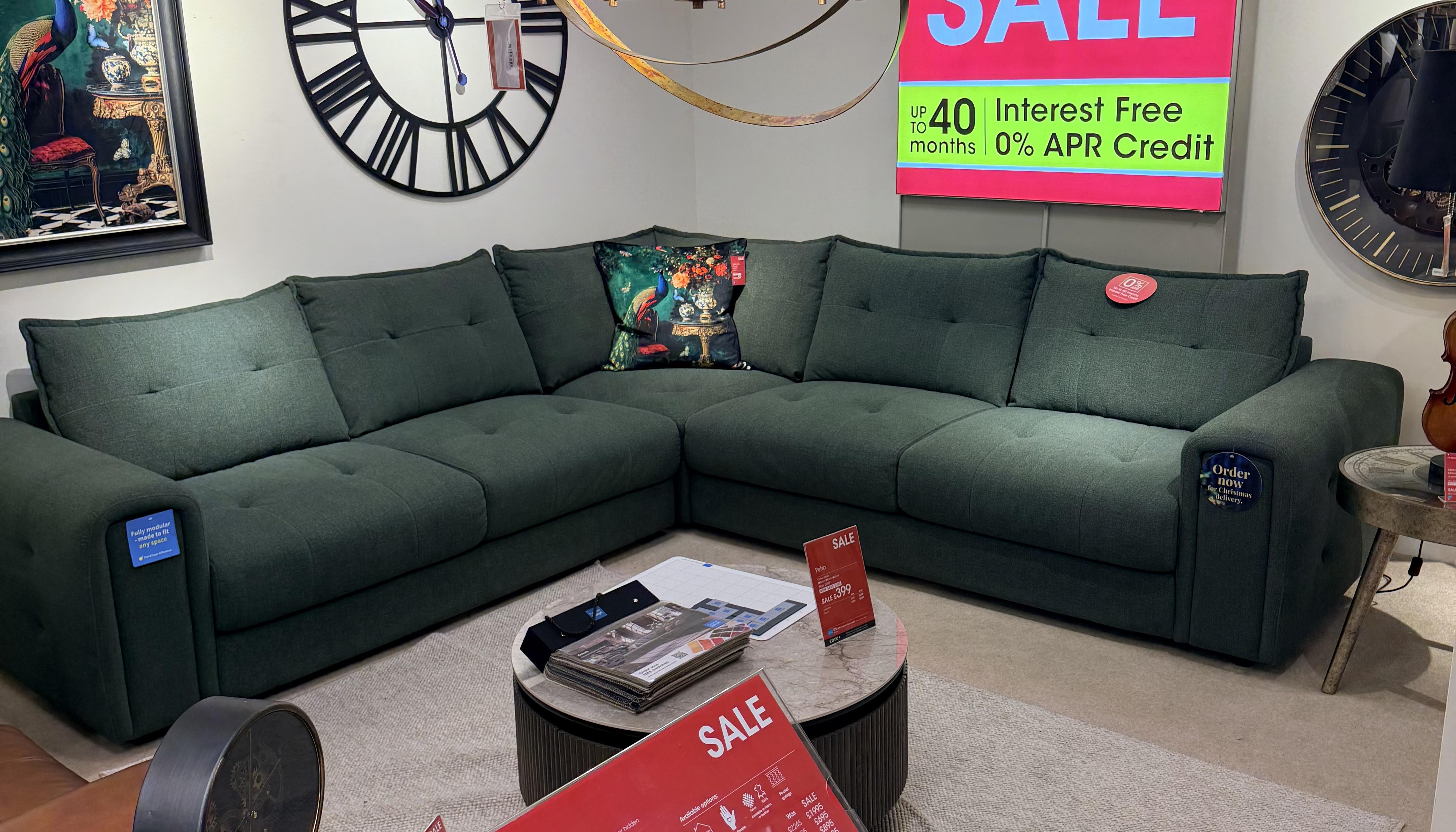 Goliath corner sofa in  on Furniture Village