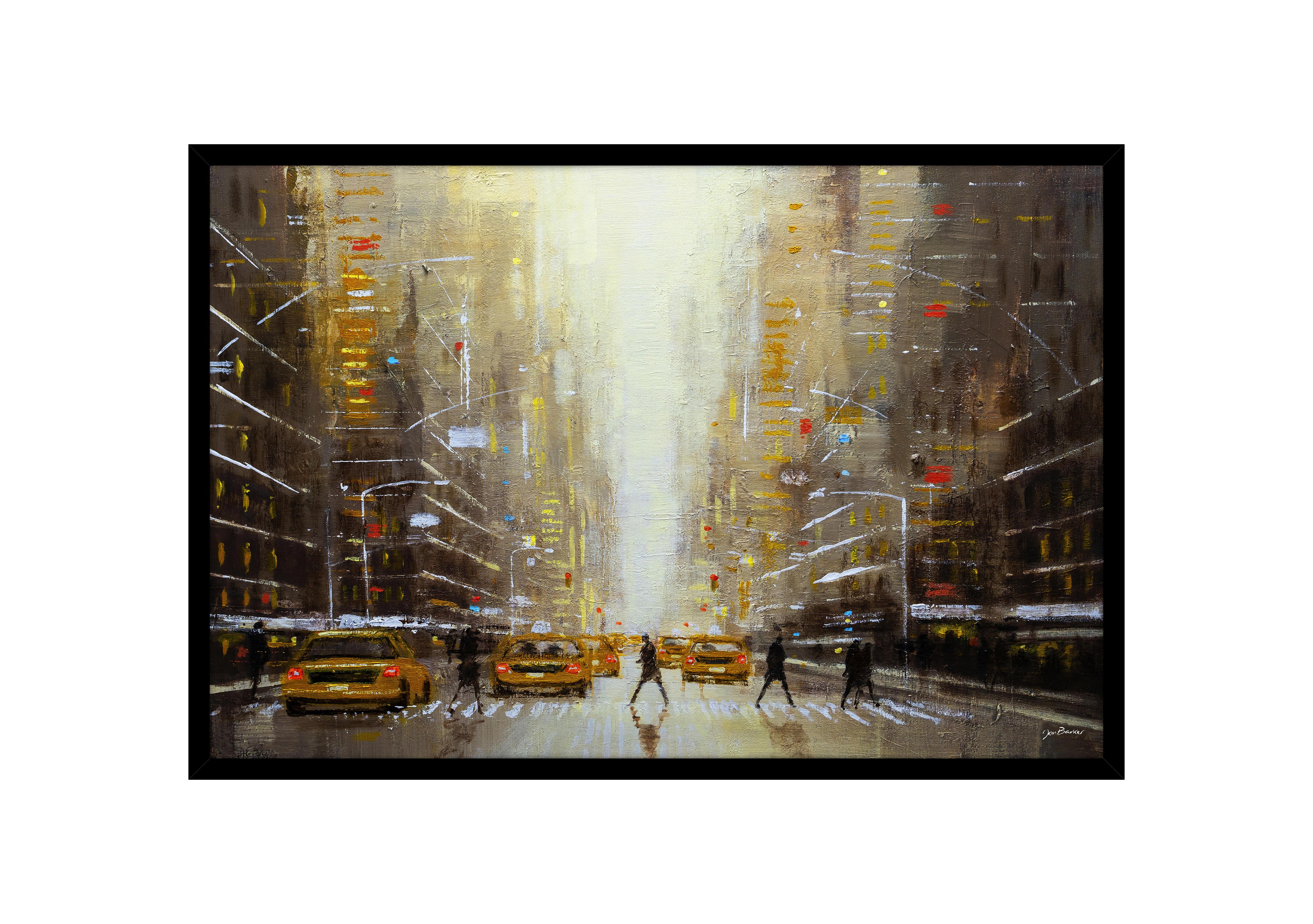 Golden Hour in the City Framed Picture in  on Furniture Village