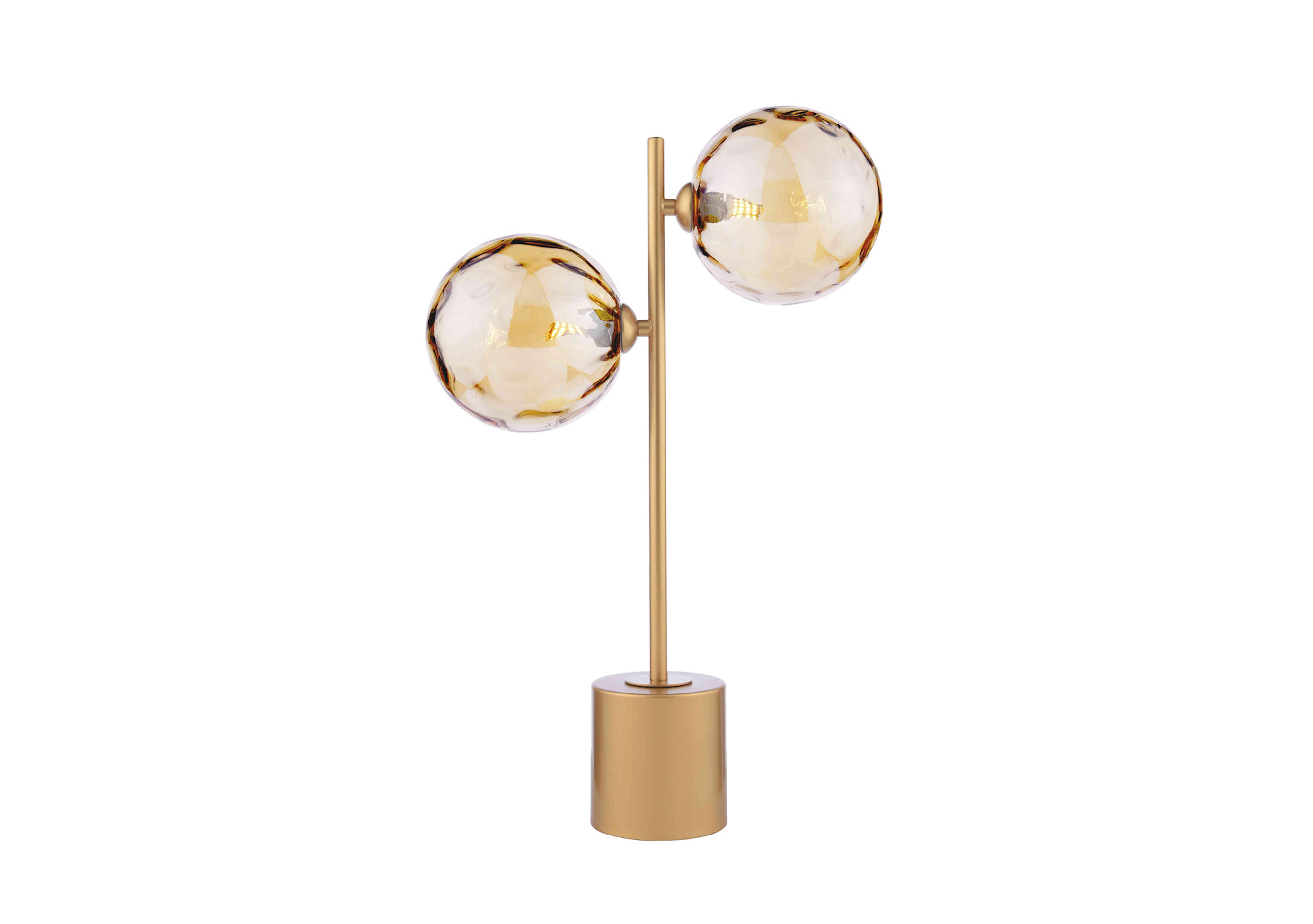 Gold Dimple Table Lamp in  on Furniture Village