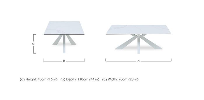 Glacier Coffee Table in  on Furniture Village