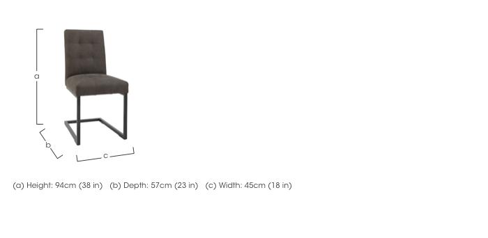 Globe Pair of Cantilevered Dining Chairs in  on Furniture Village