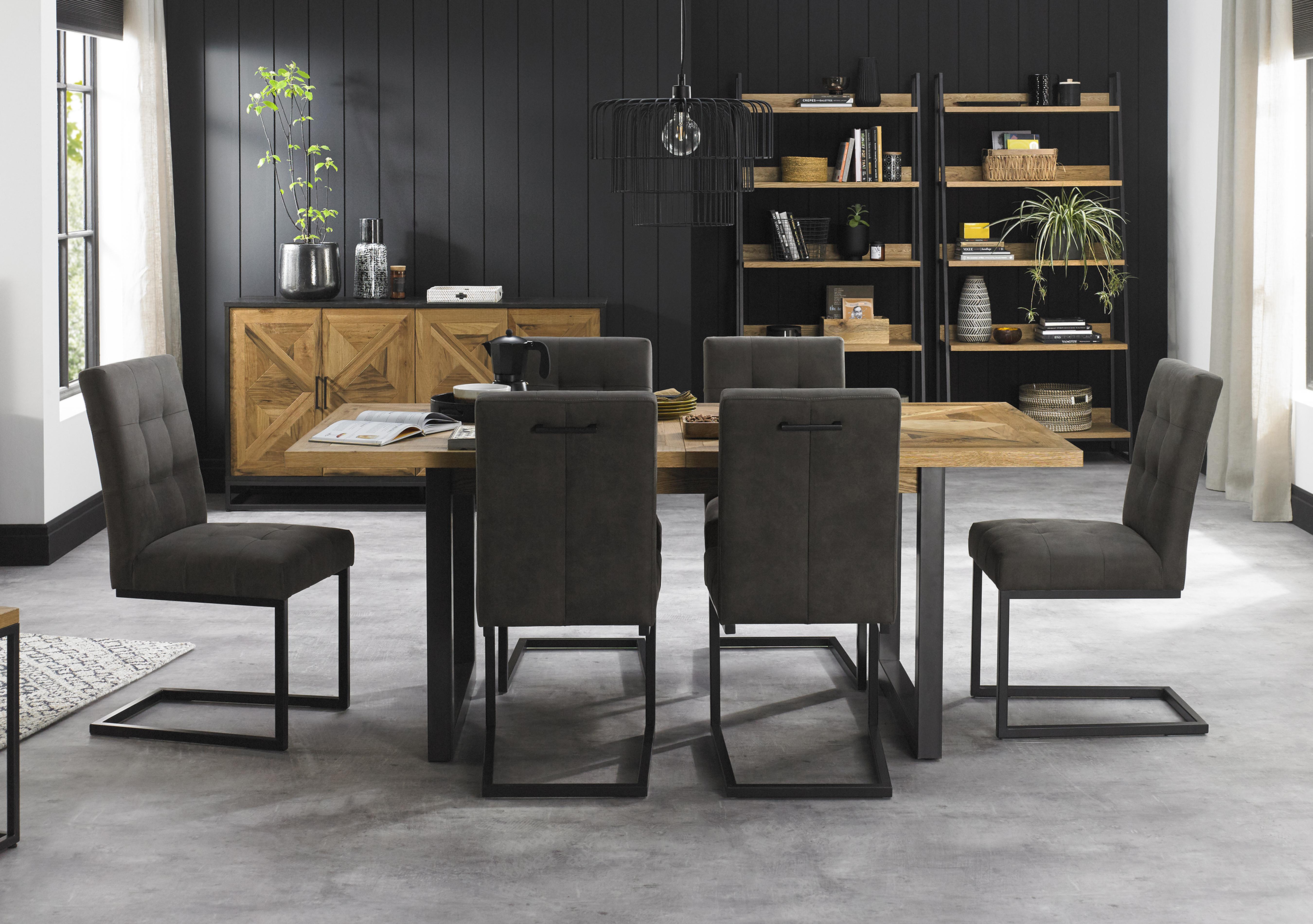 Globe Pair of Cantilevered Dining Chairs in  on Furniture Village